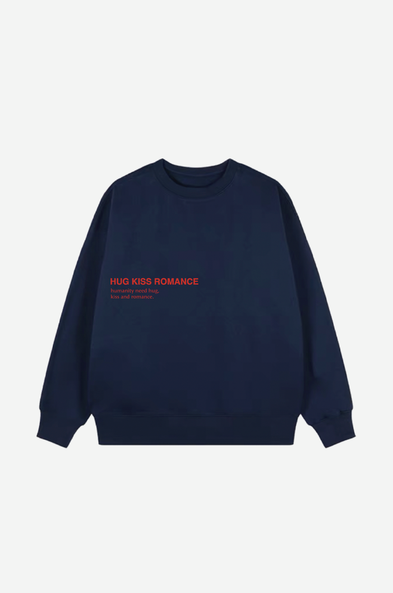 PRE ORDER / HUG KISS ROMANCE 'Red Slogan' Sweater NV