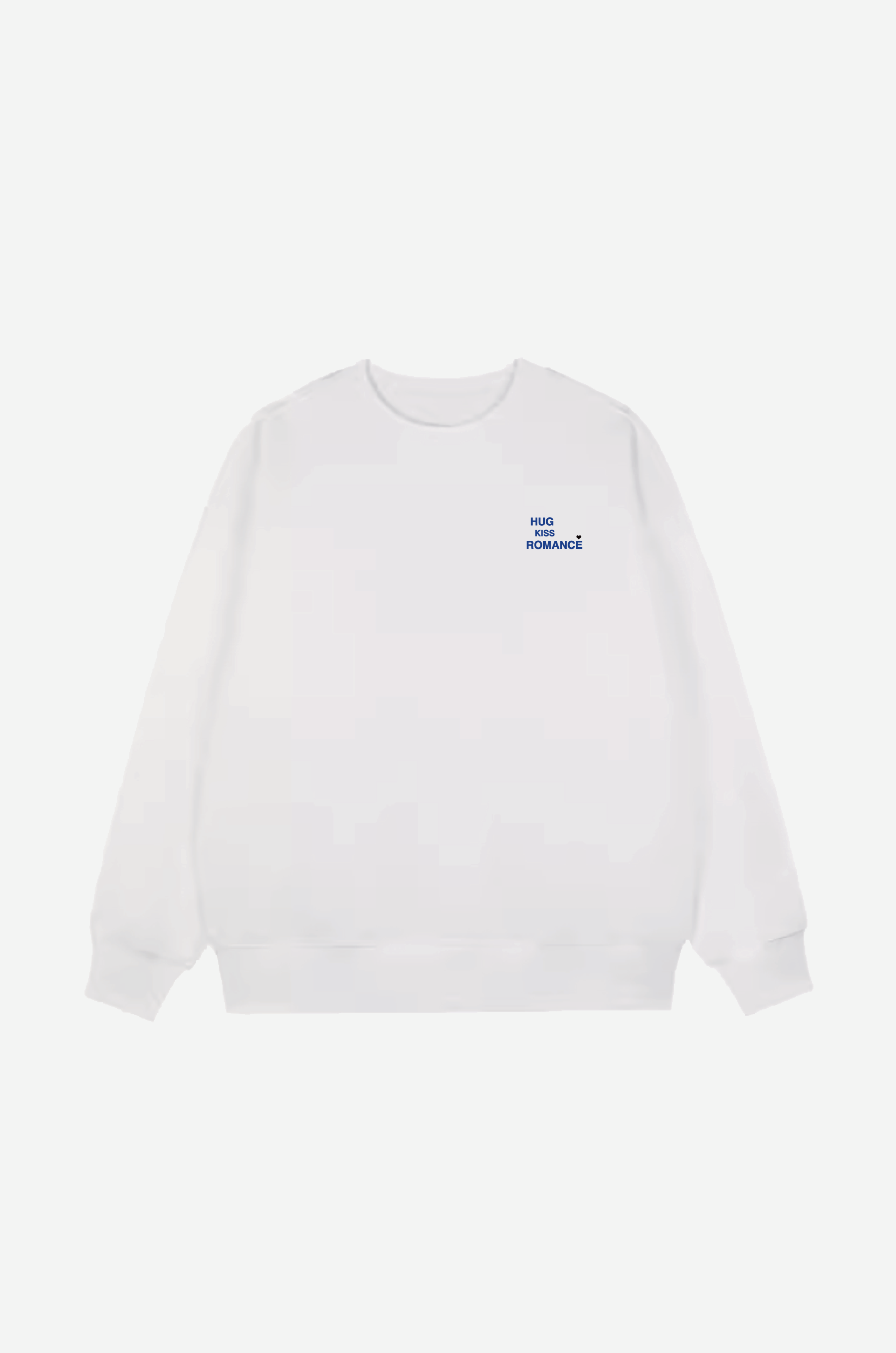 PRE ORDER / HUG KISS ROMANCE 'Small Logo' Sweater WH