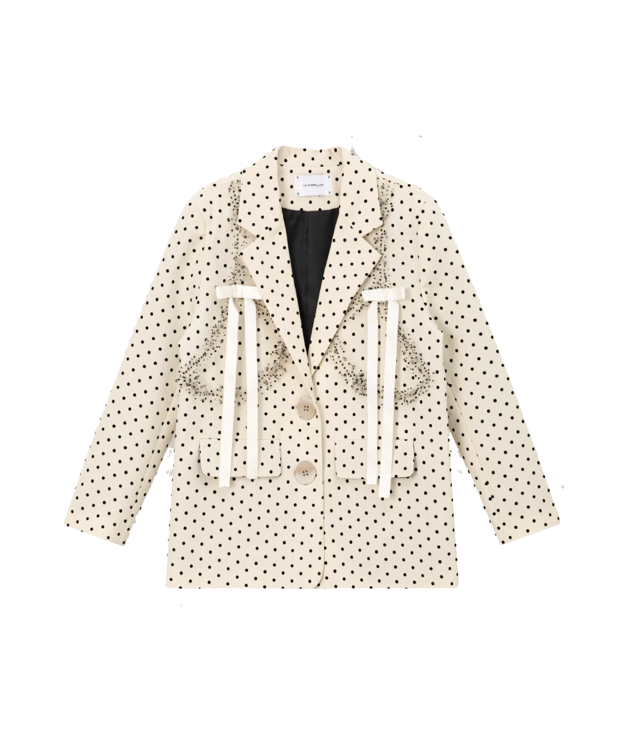 ・予約商品・Dots Lace Ribbon Jacket
