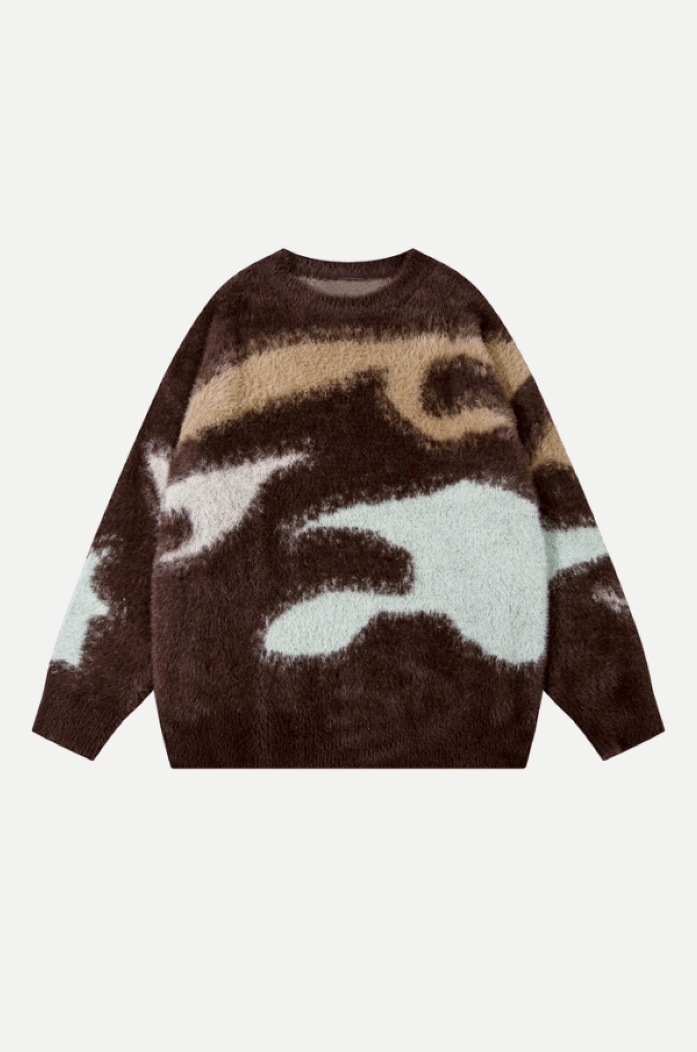 Mohair Graphic Pattern Sweater