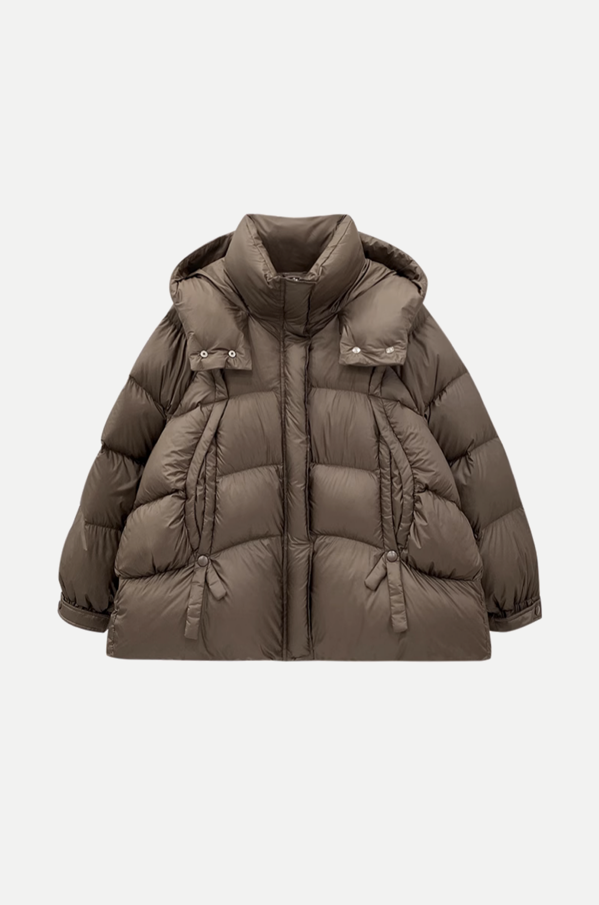 Hooded Duck Down Coat
