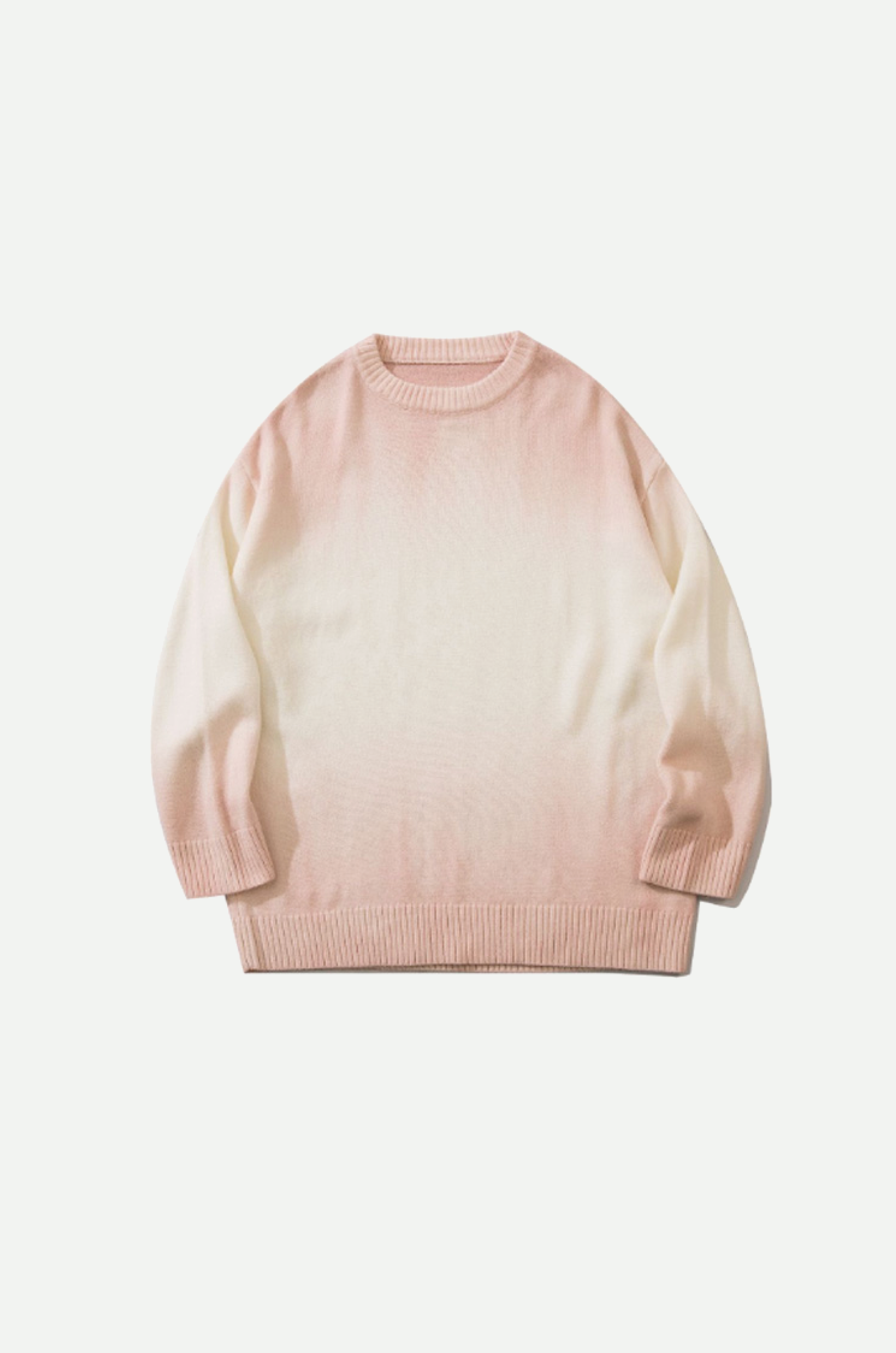 Round Collar Gradient Sweater