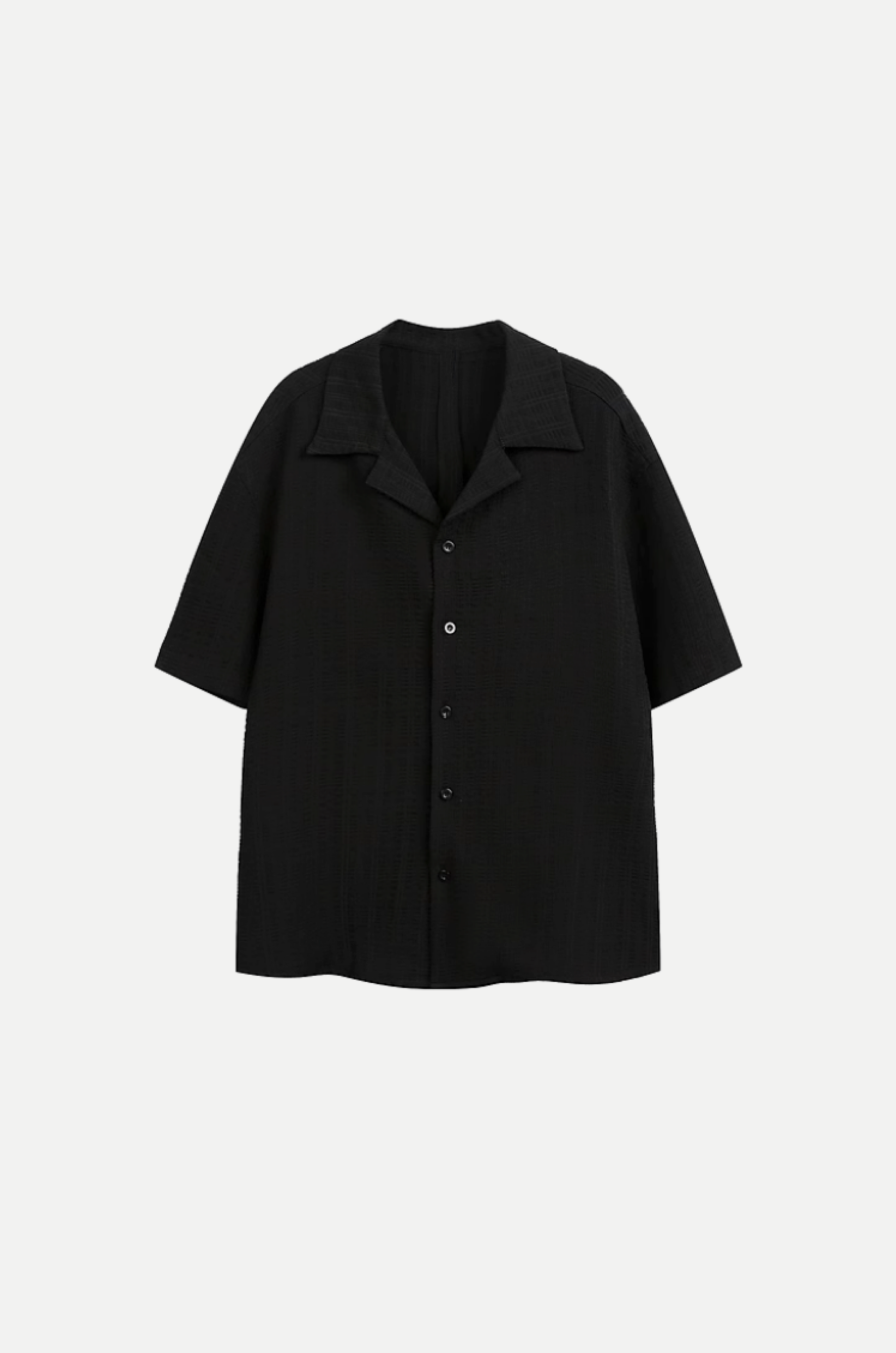 Emboss Camp Collar Shirt
