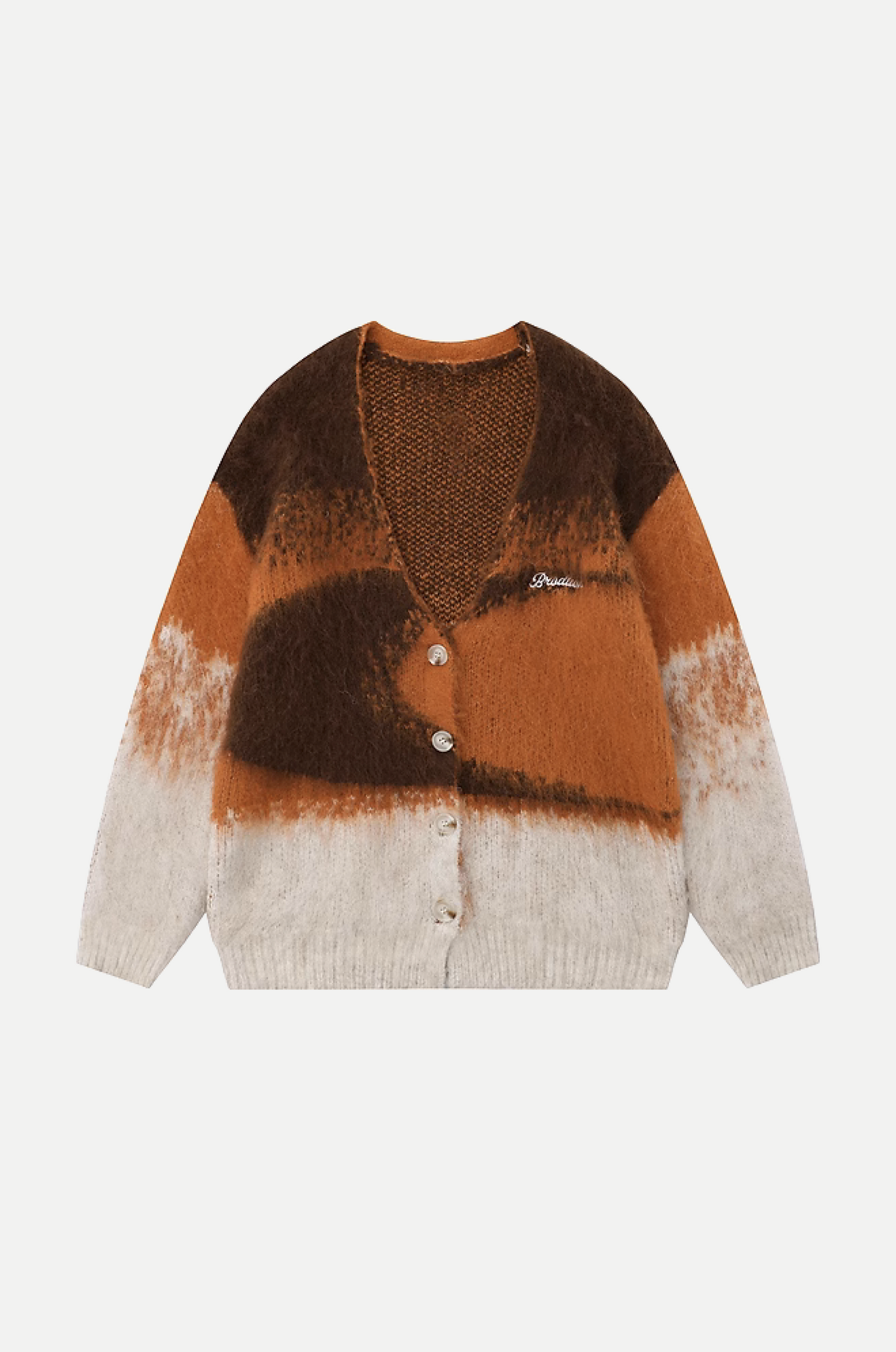 Fluffy Tie Dye Cardigan