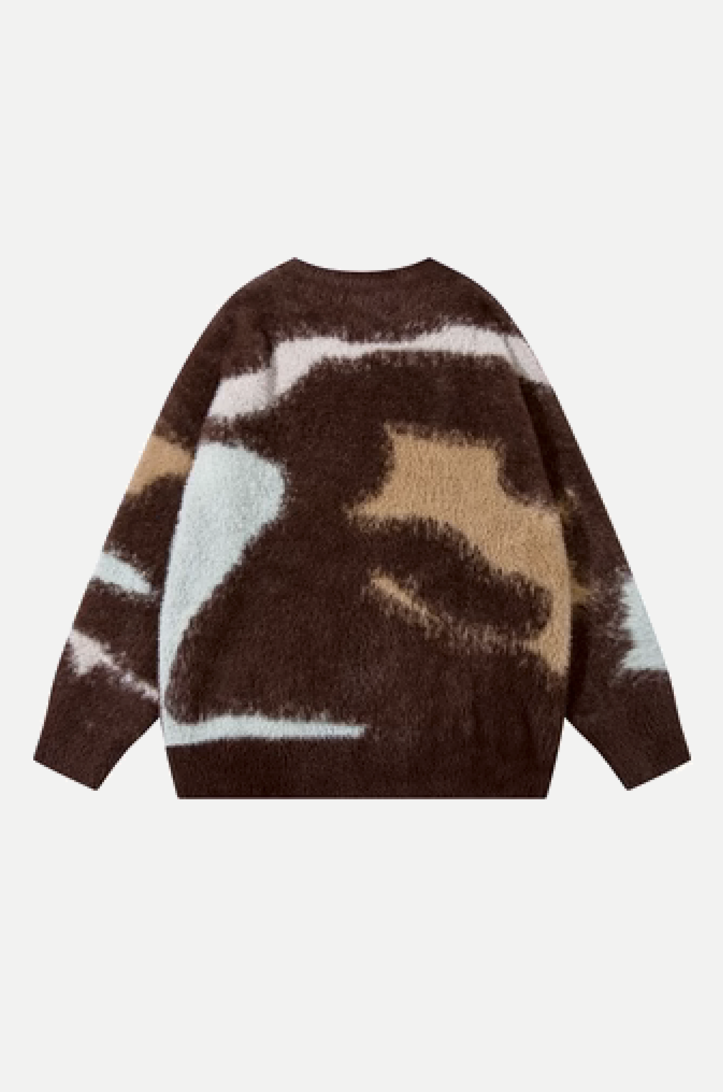 Mohair Graphic Pattern Sweater