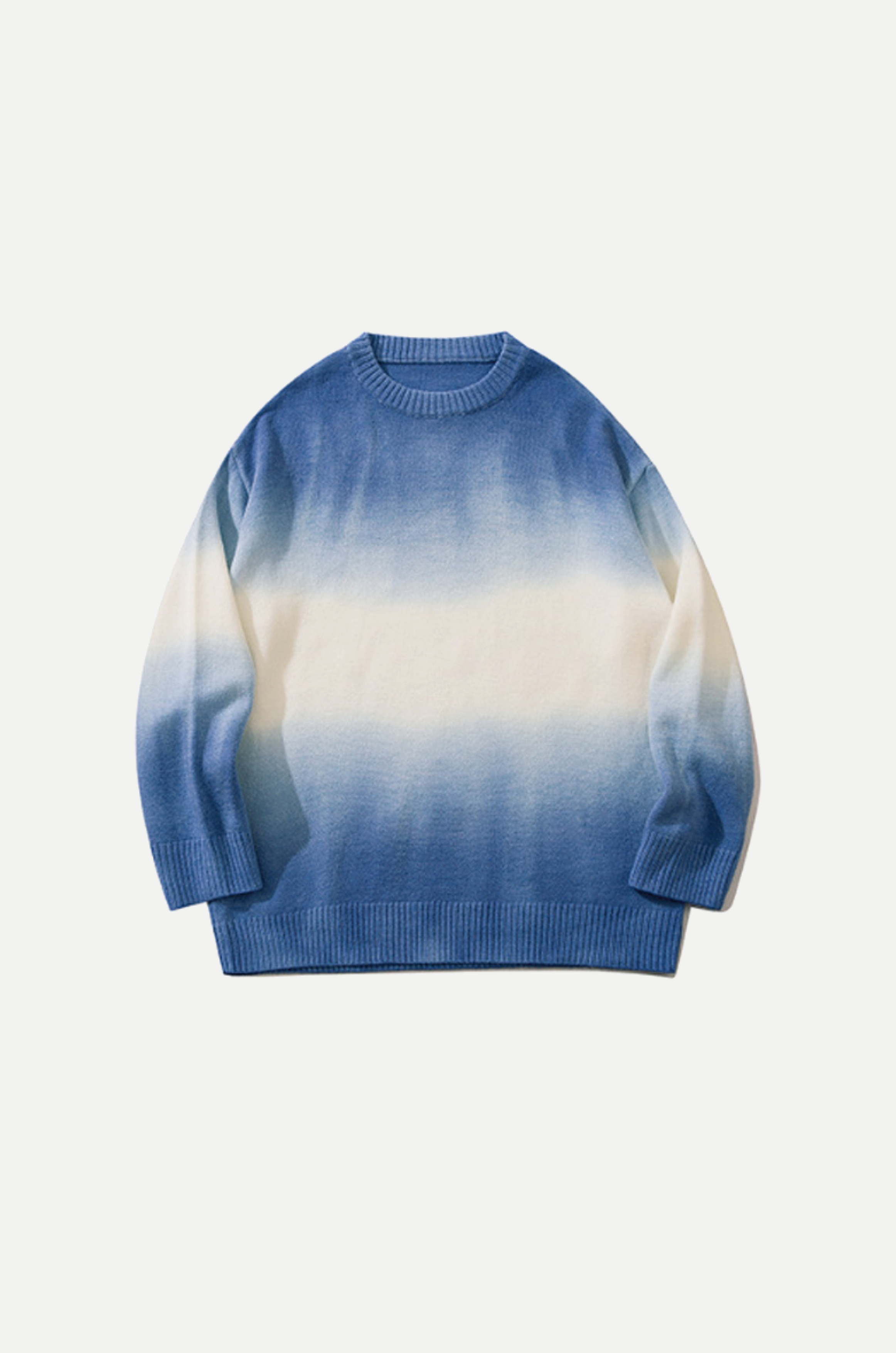 Round Collar Gradient Sweater