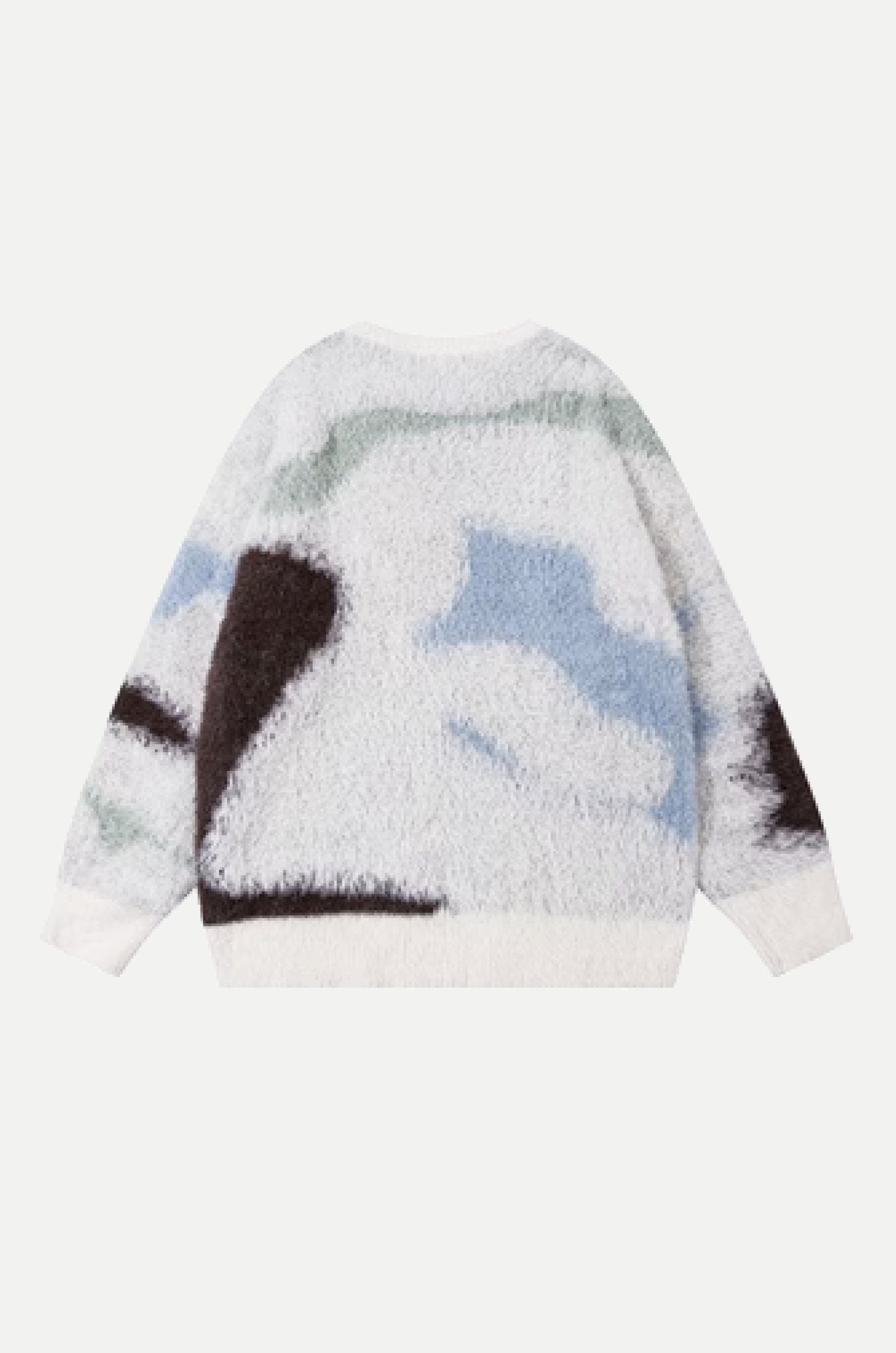 Mohair Graphic Pattern Sweater