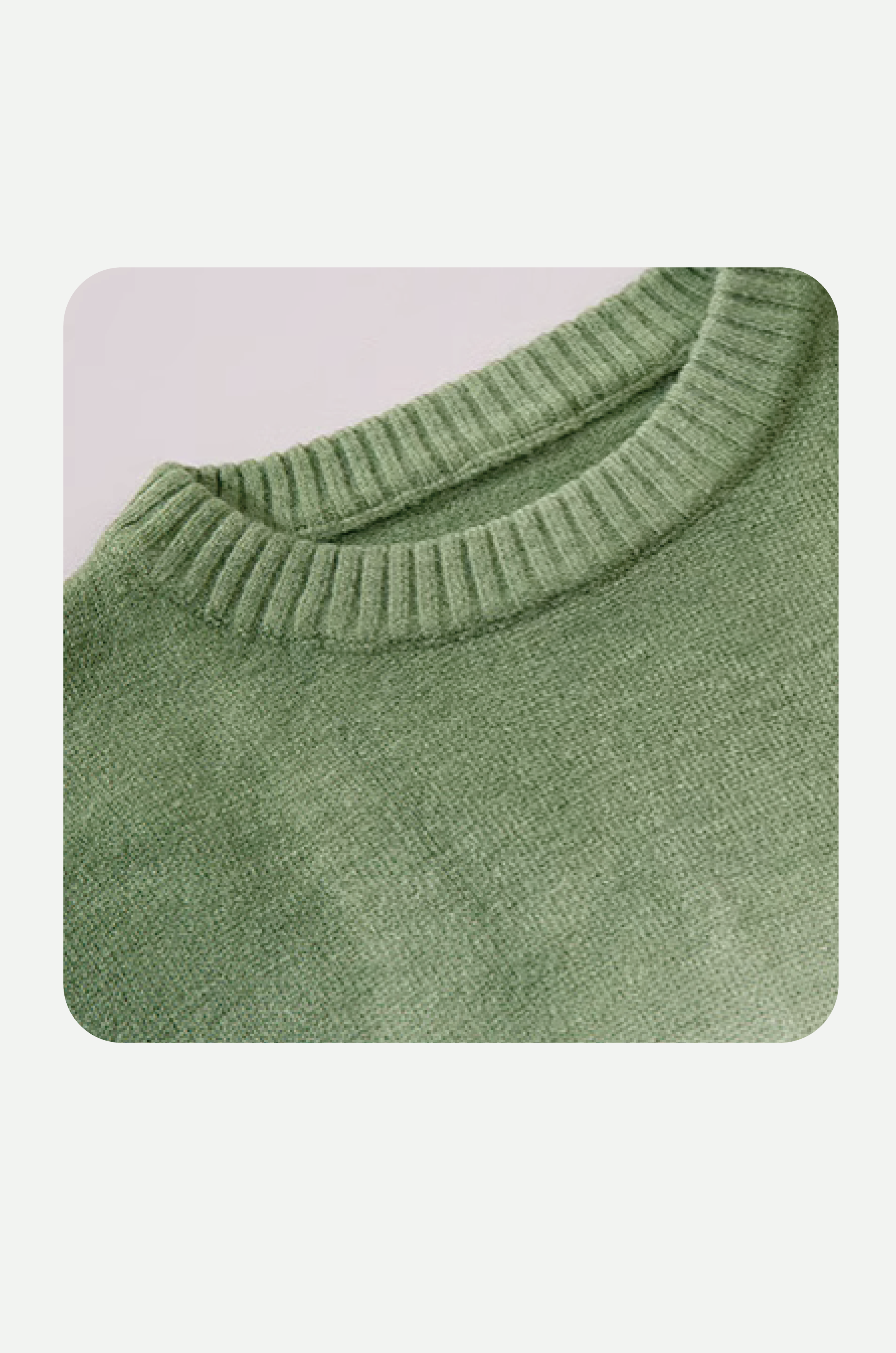 Round Collar Gradient Sweater