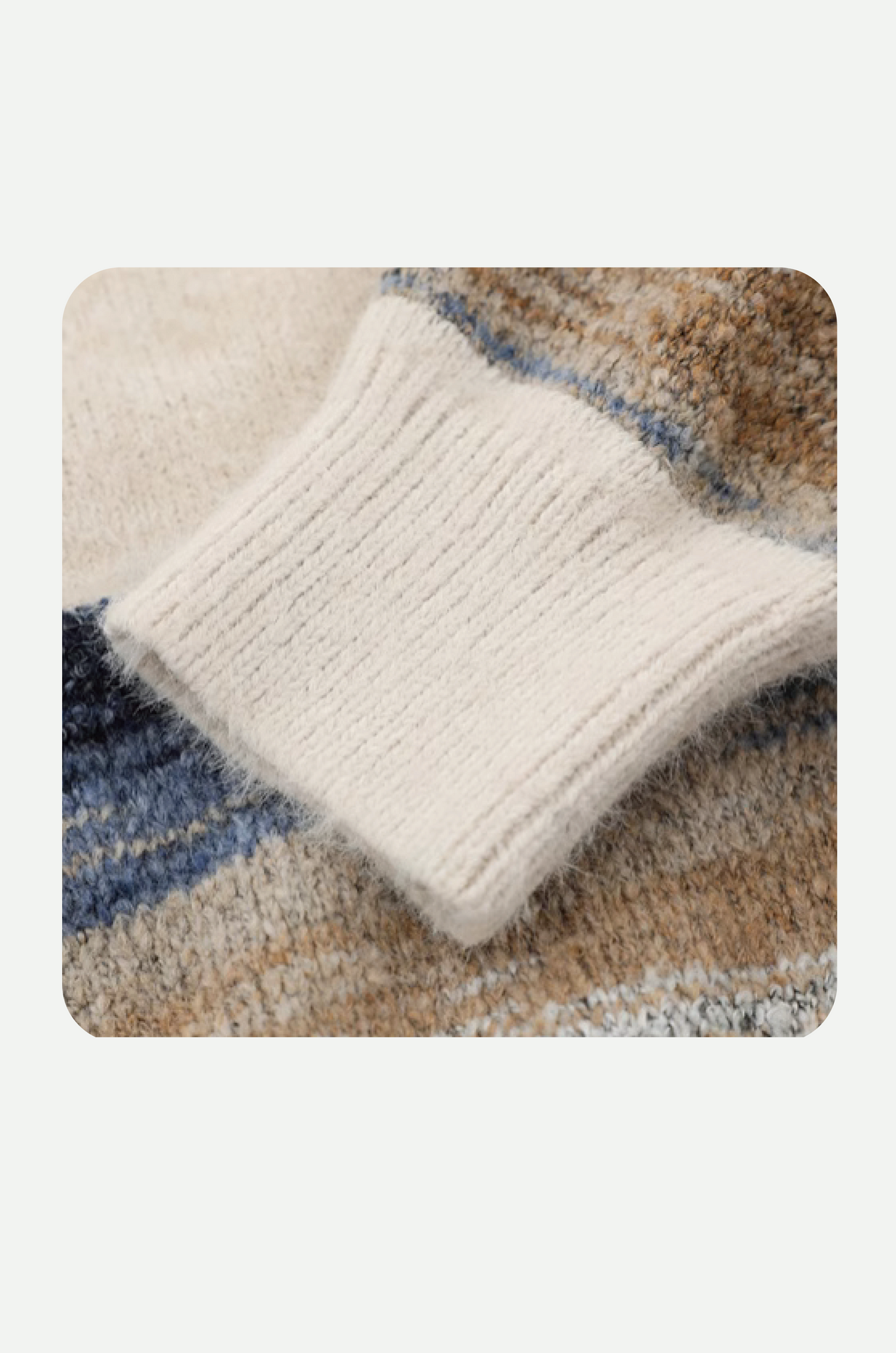 Relaxed Fuzzy Block Cardigan