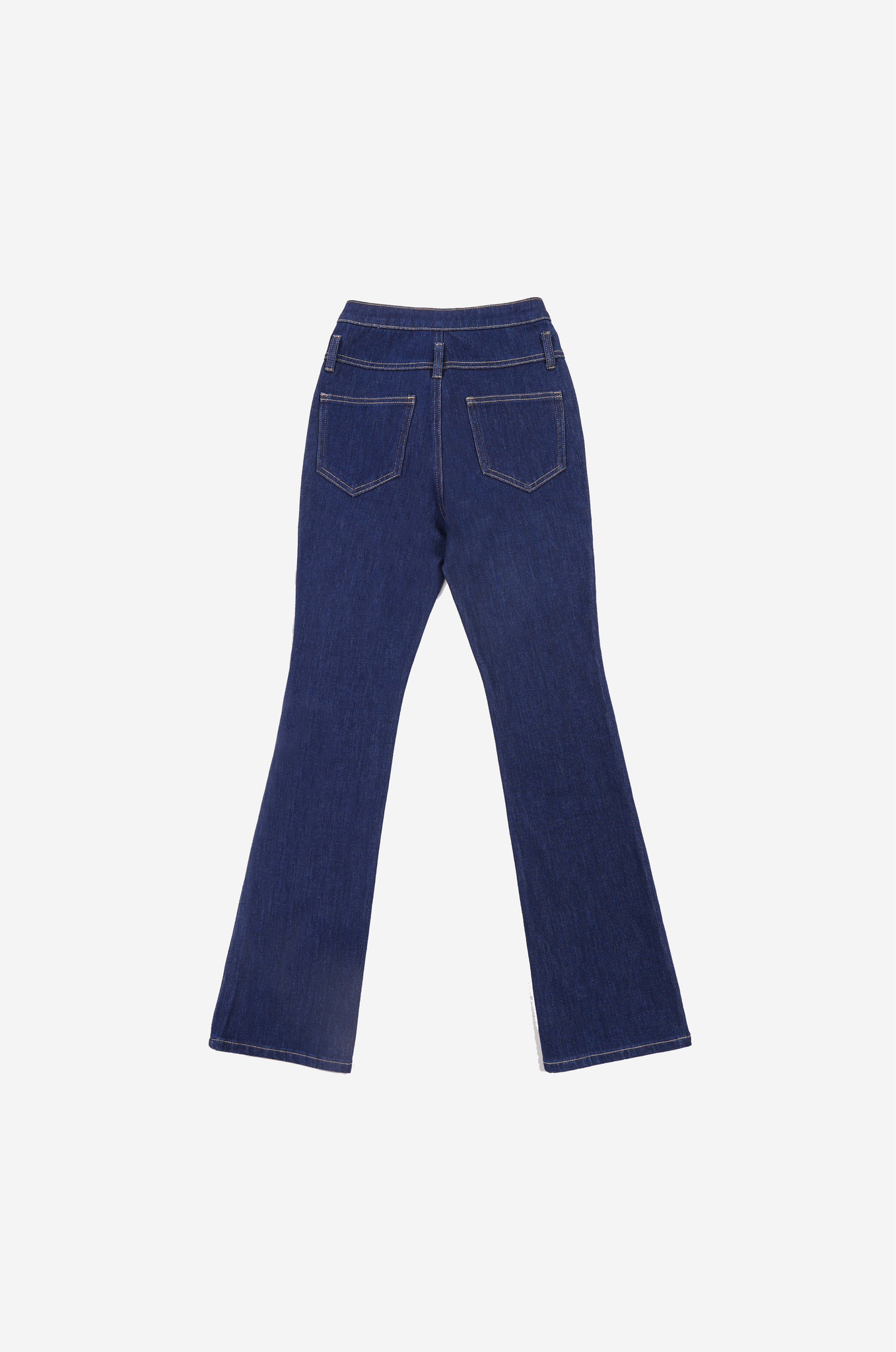High-waisted Vintage Stretch Flared Jeans