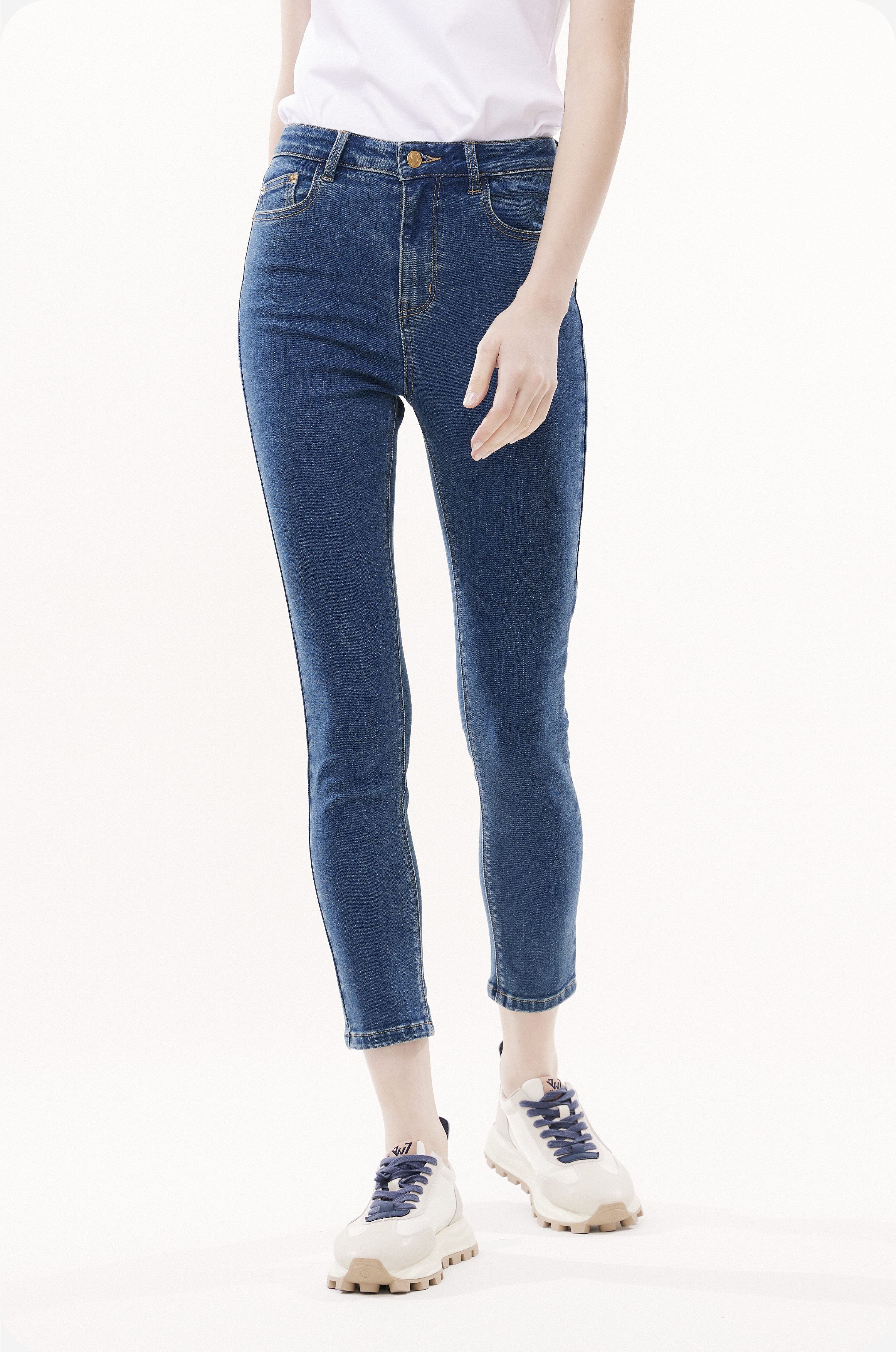 Vintage Minimalist Stretch Skinny Jeans