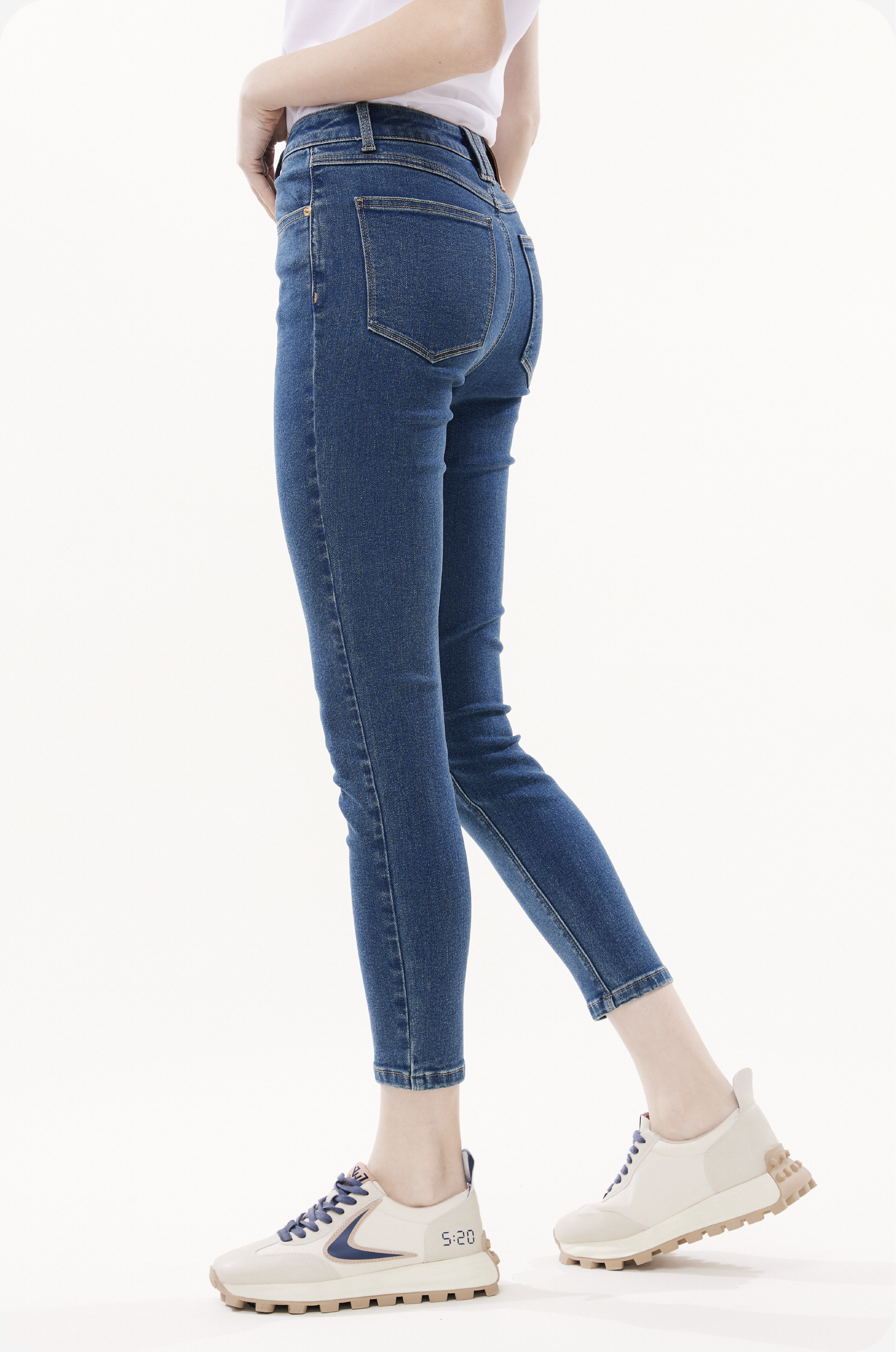 Vintage Minimalist Stretch Skinny Jeans