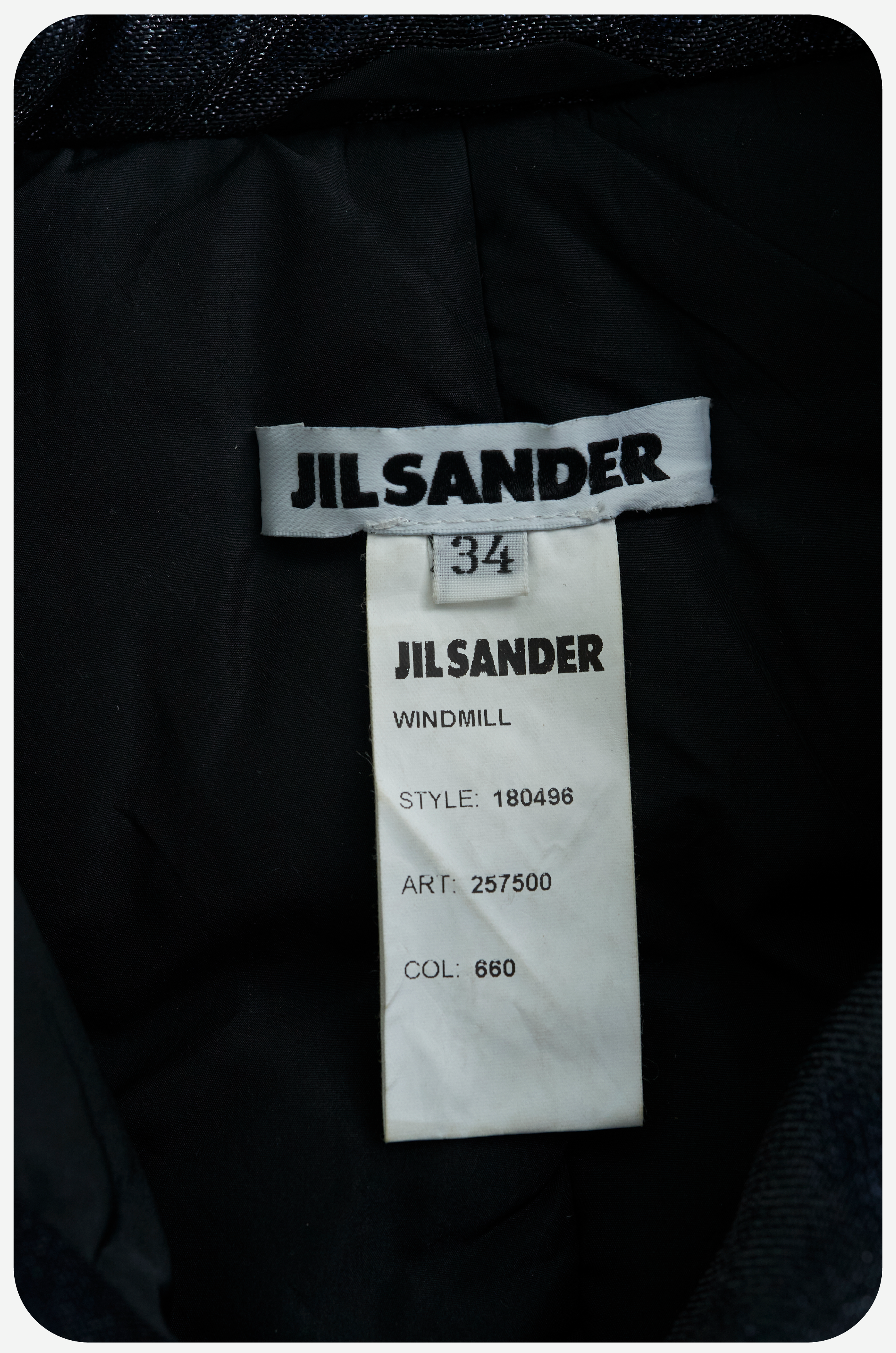 Archives Room: JIL SANDER Down Coat