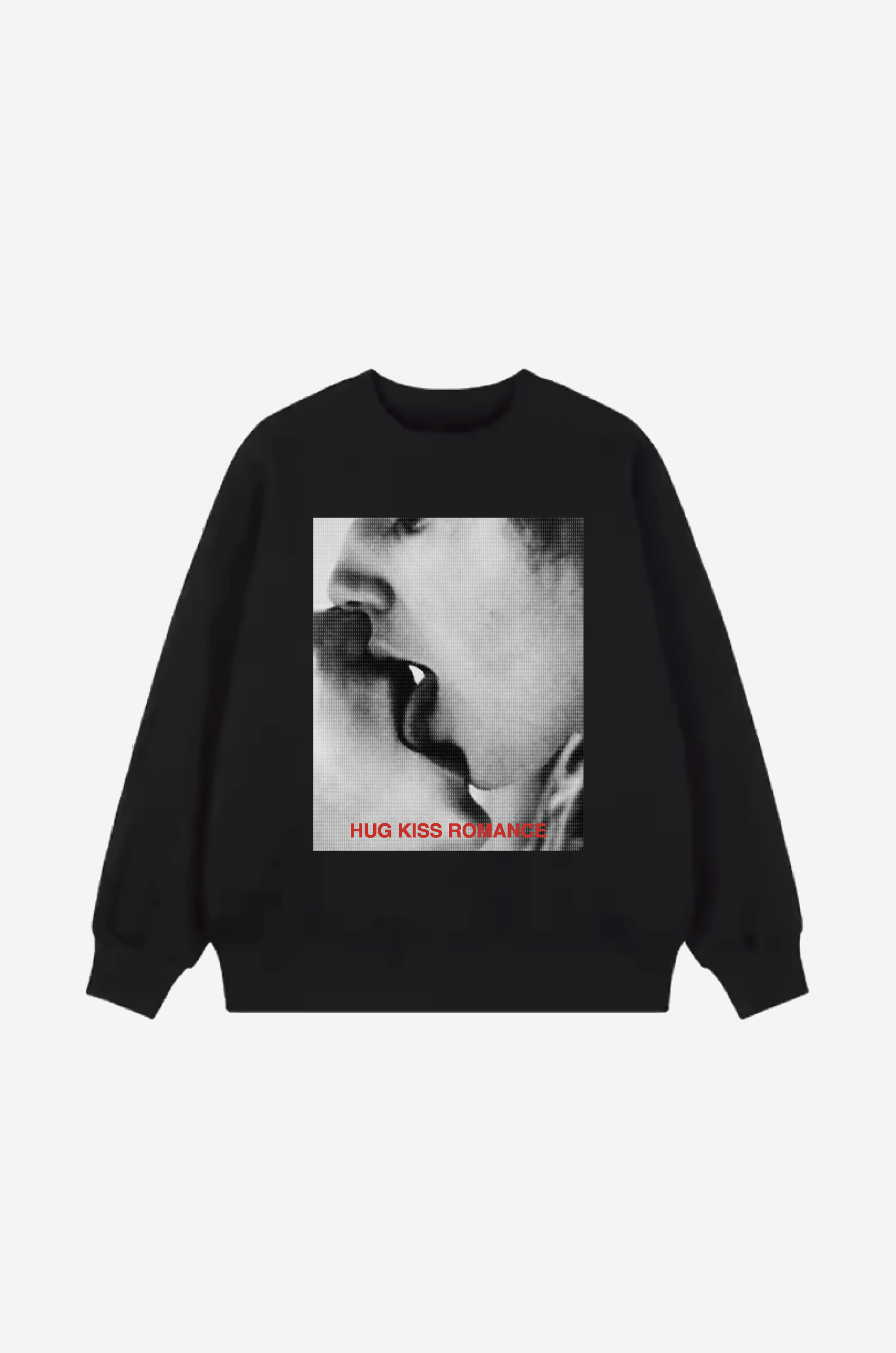 PRE ORDER / HUG KISS ROMANCE 'KISS' Sweater BK