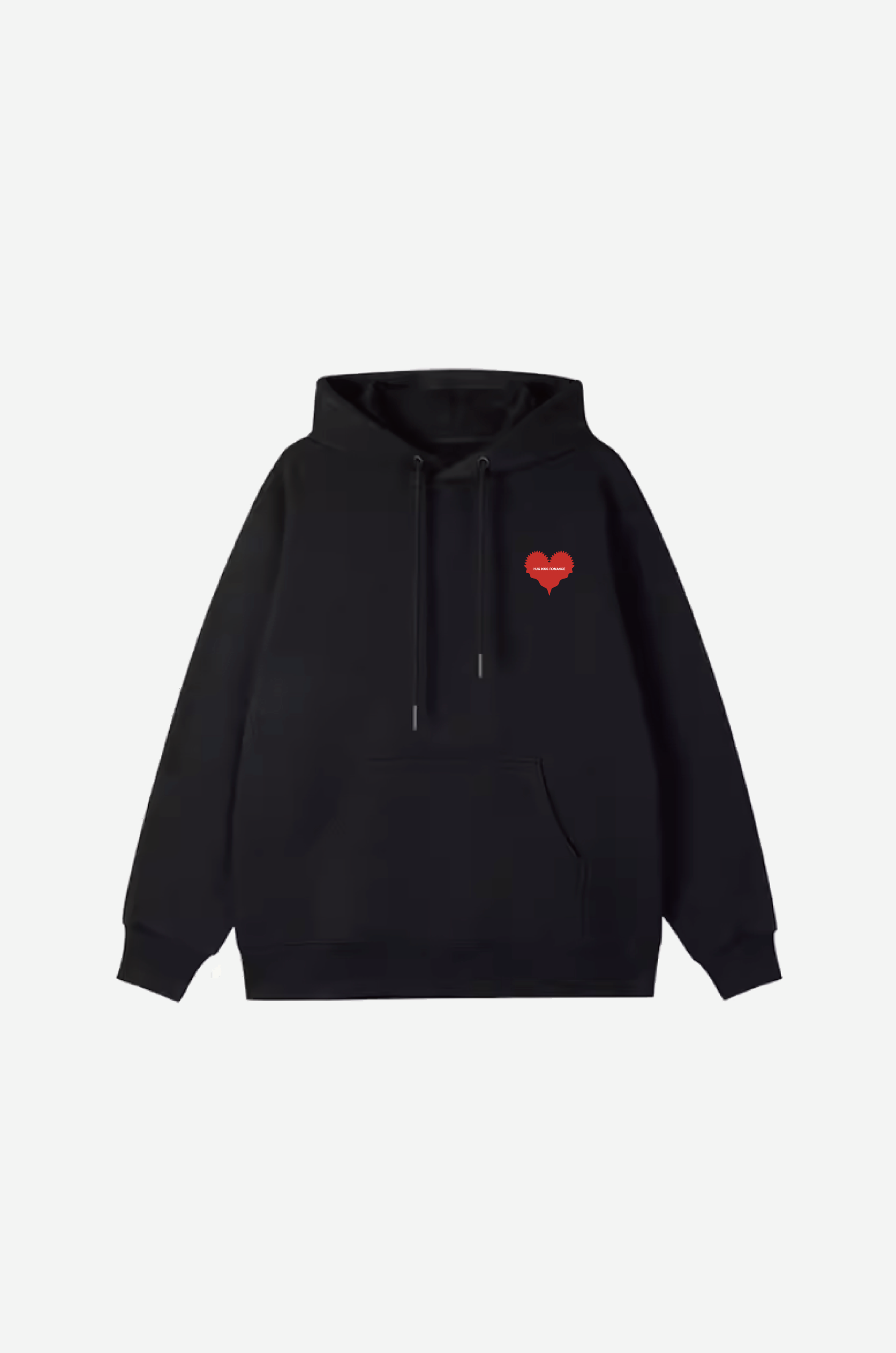 PRE ORDER / HUG KISS ROMANCE 'Heart' Hoodie BK