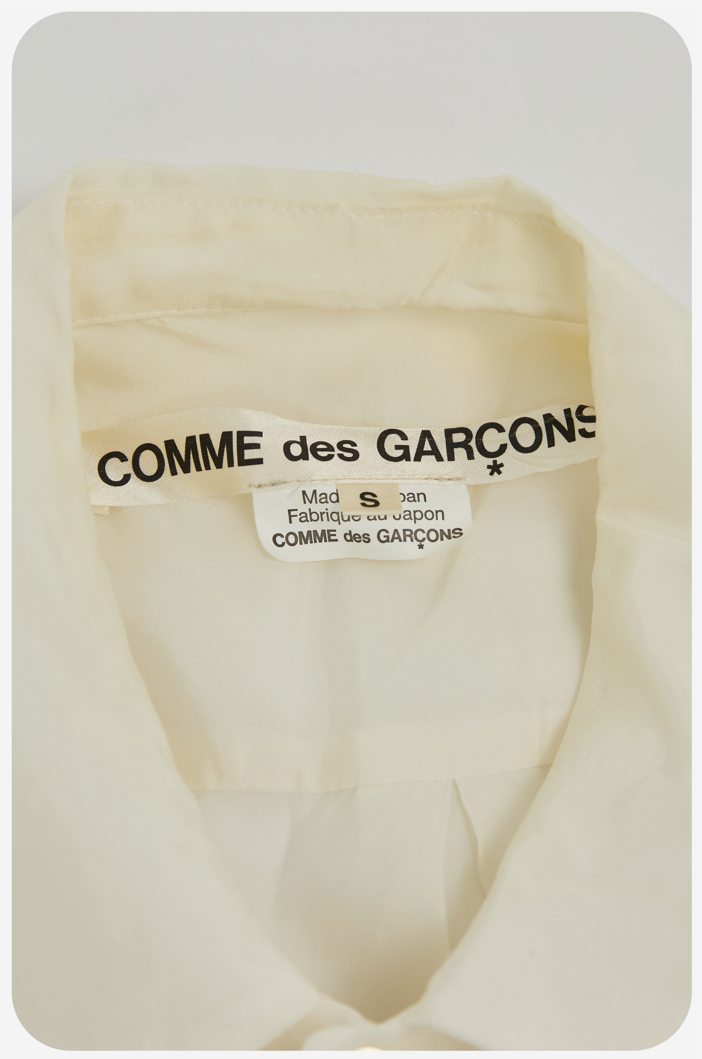 Archives Room: COMME DES GARÇONS Knit In Shirt