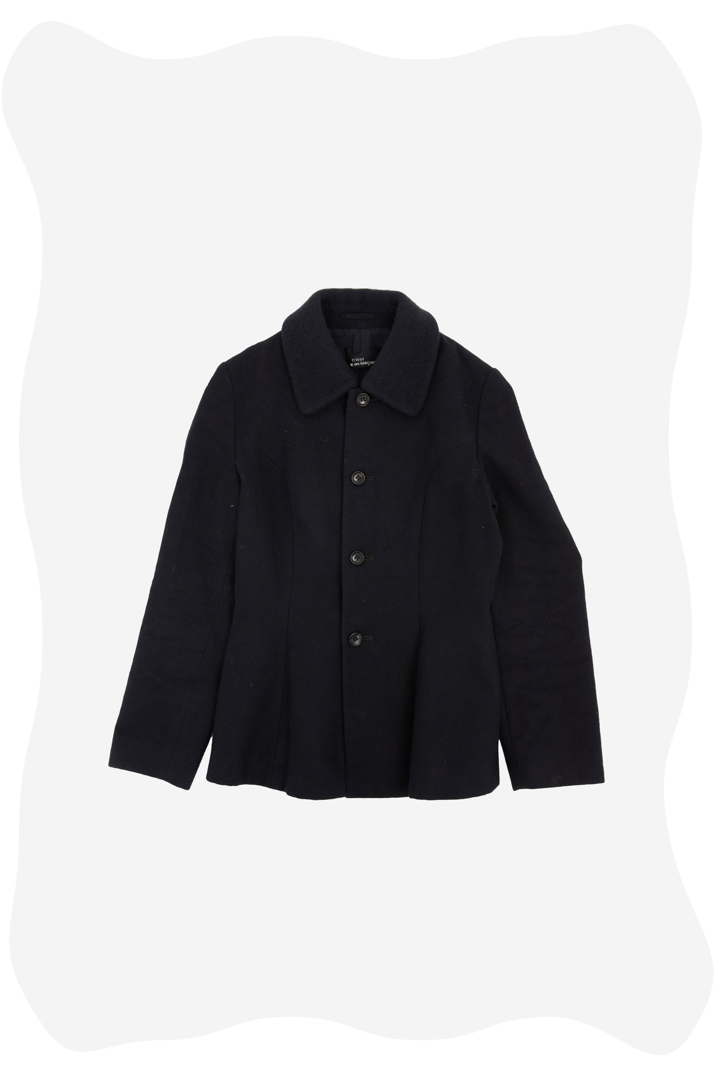 Archives Room: TRICOT COMME DES GARÇONS Navy Shirt Jacket