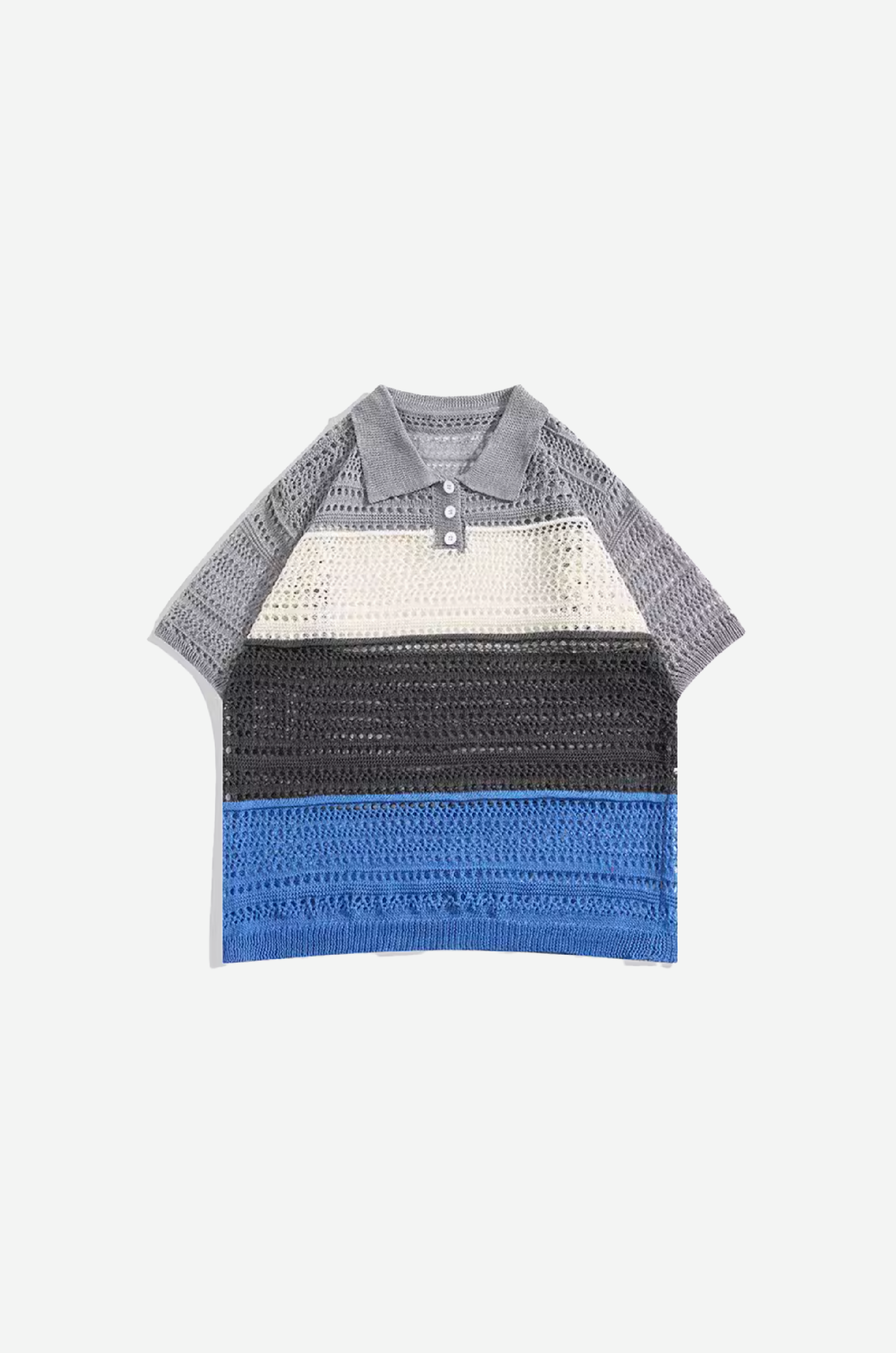 Mesh Border Knit