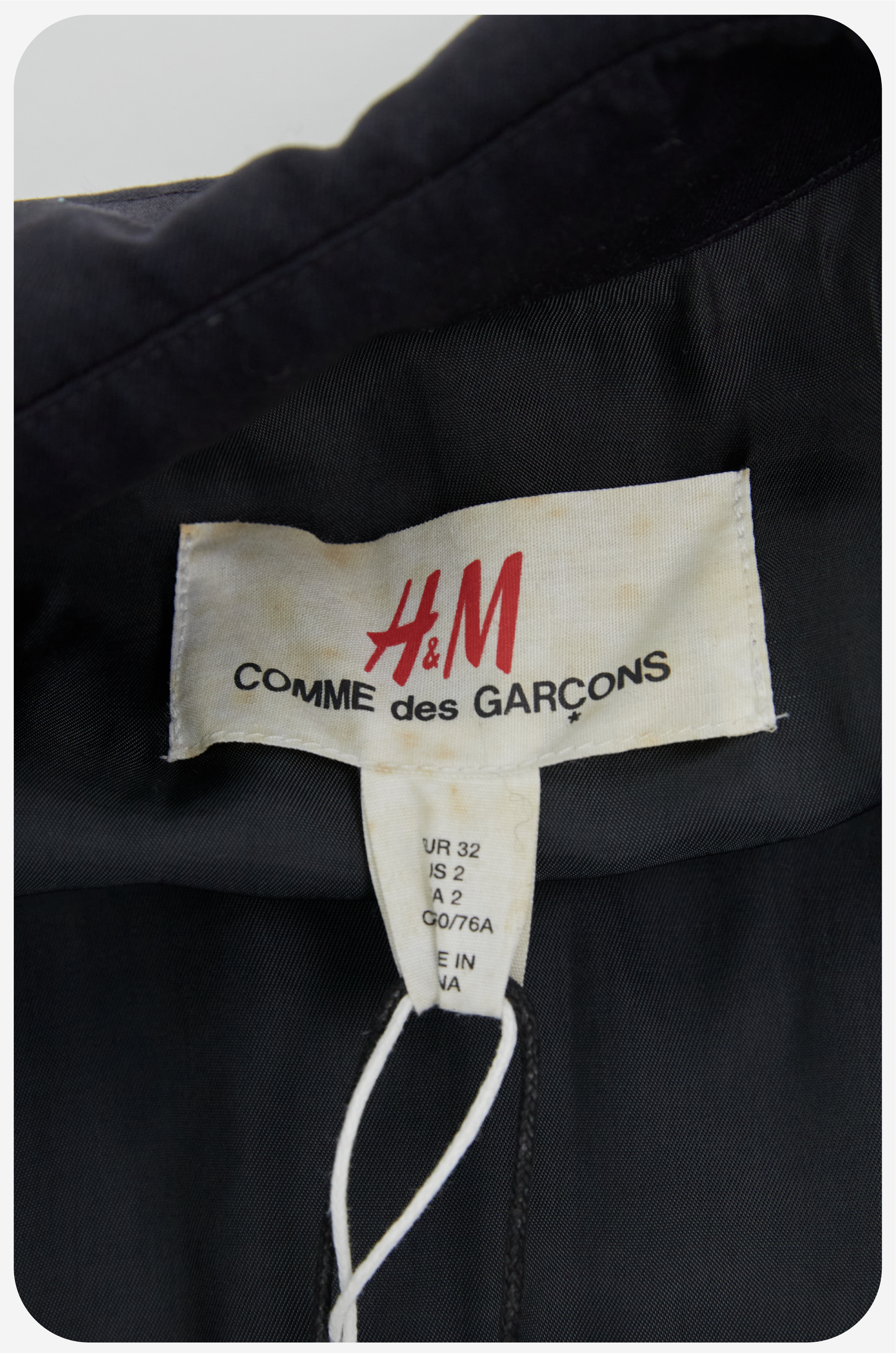 Archives Room: COMME DES GARÇONS  H&M Trench Coat