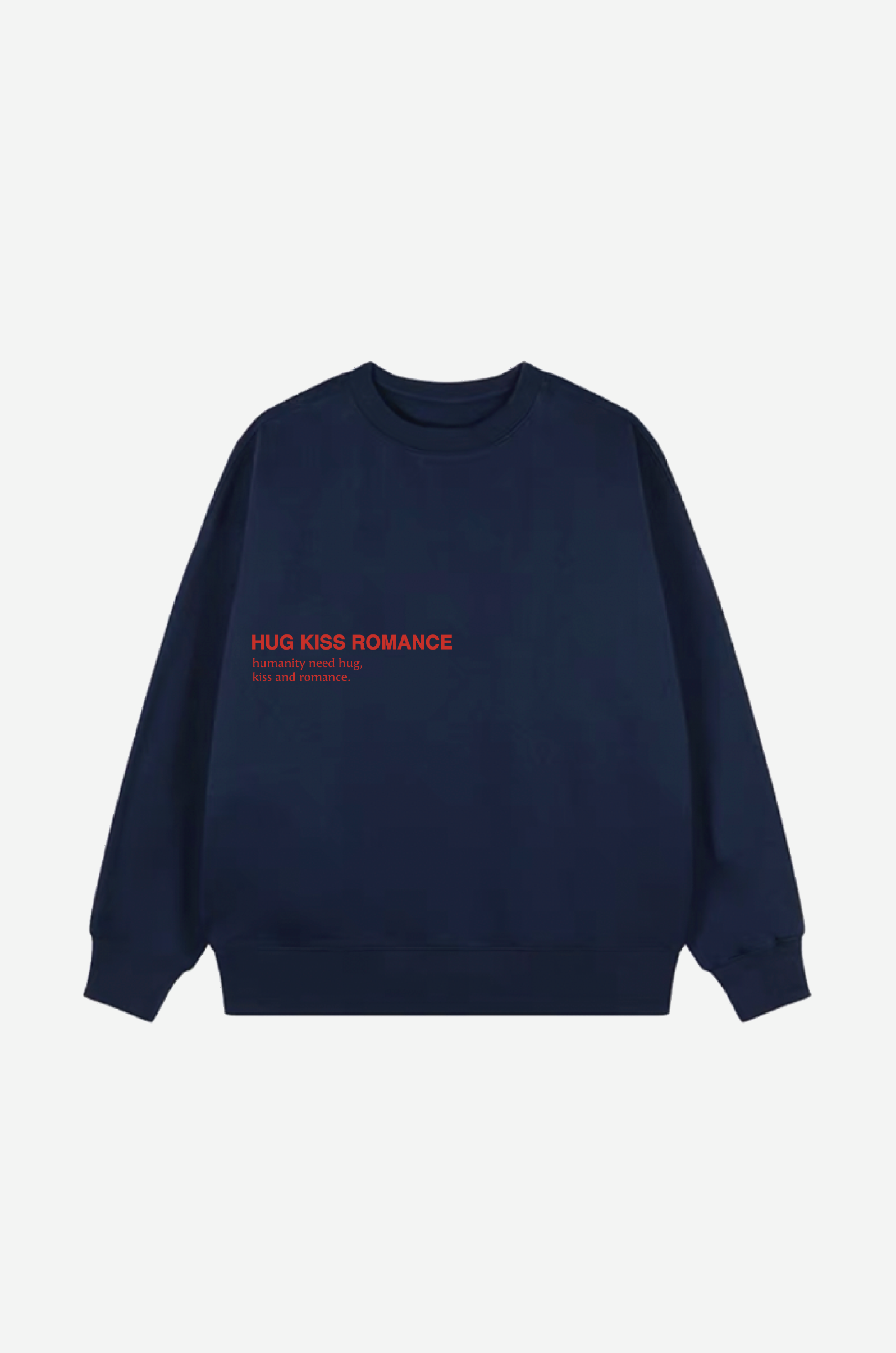 PRE ORDER / HUG KISS ROMANCE 'Red Slogan' Sweater NV