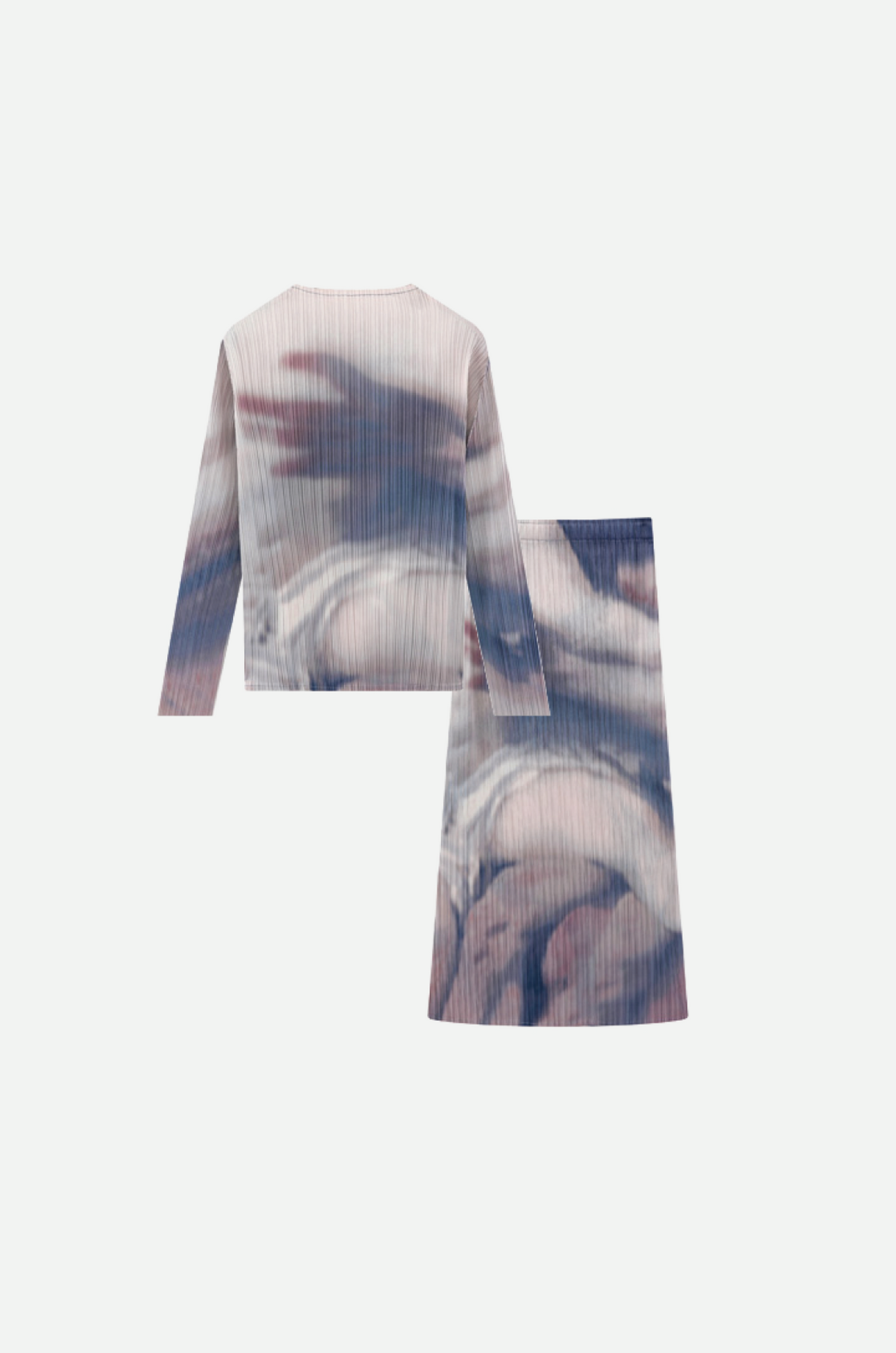 Marble Pattern Pleats Set-up