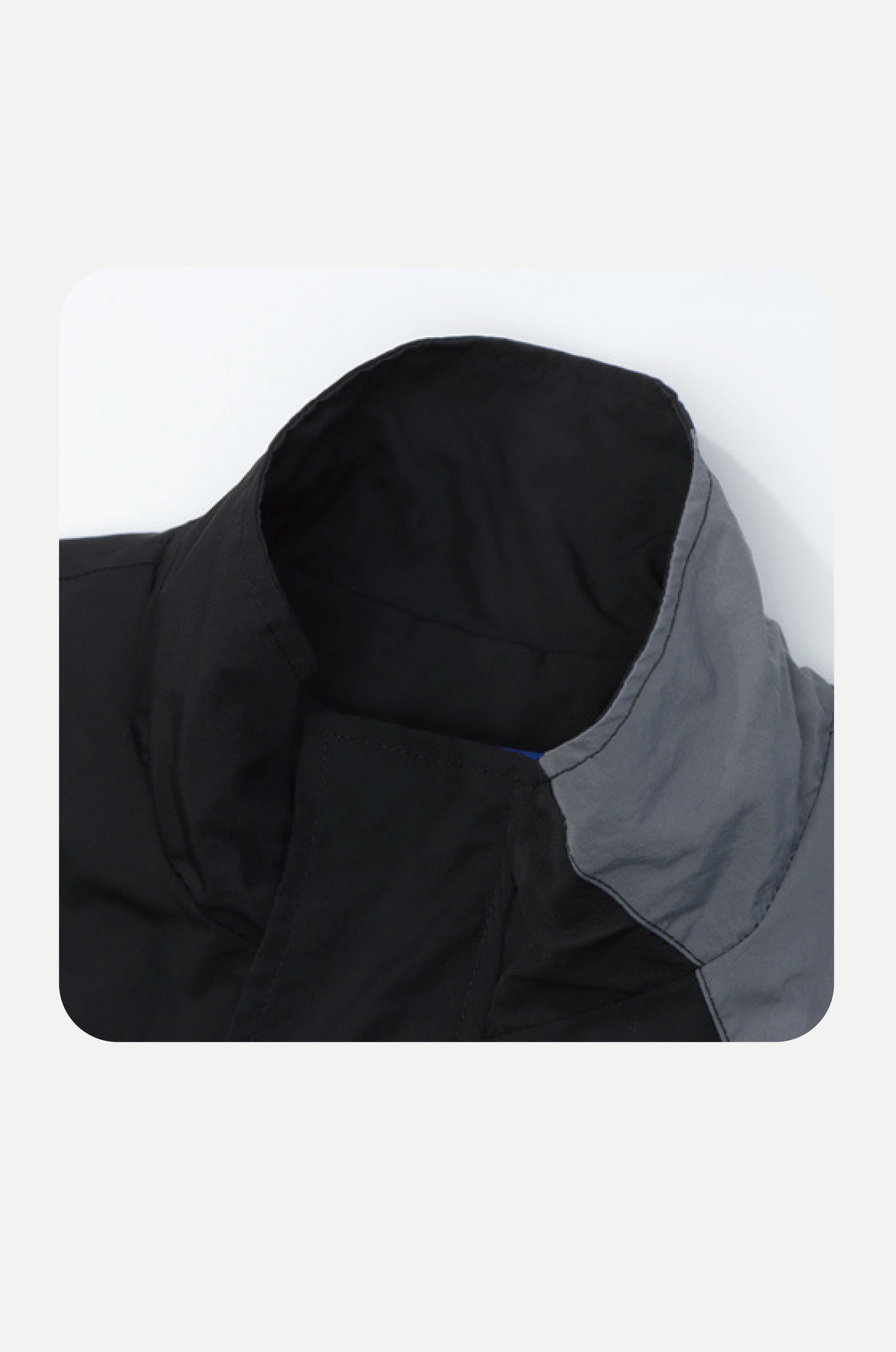 Contrasted Color Block Jacket