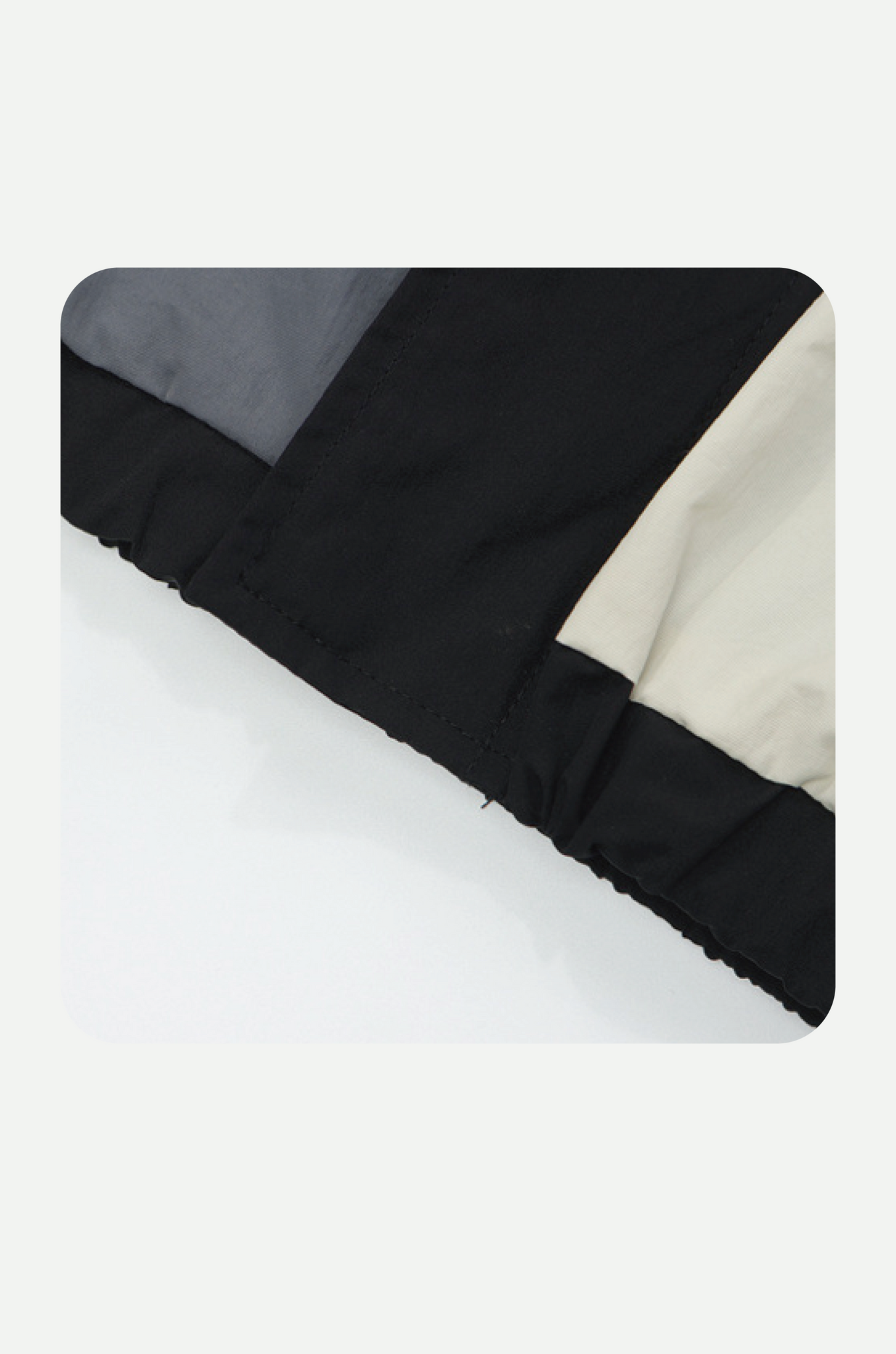 Contrasted Color Block Jacket