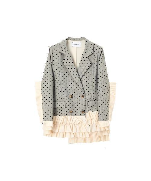 予約商品・Dots Princess Frill Jacket – P L U M STORE