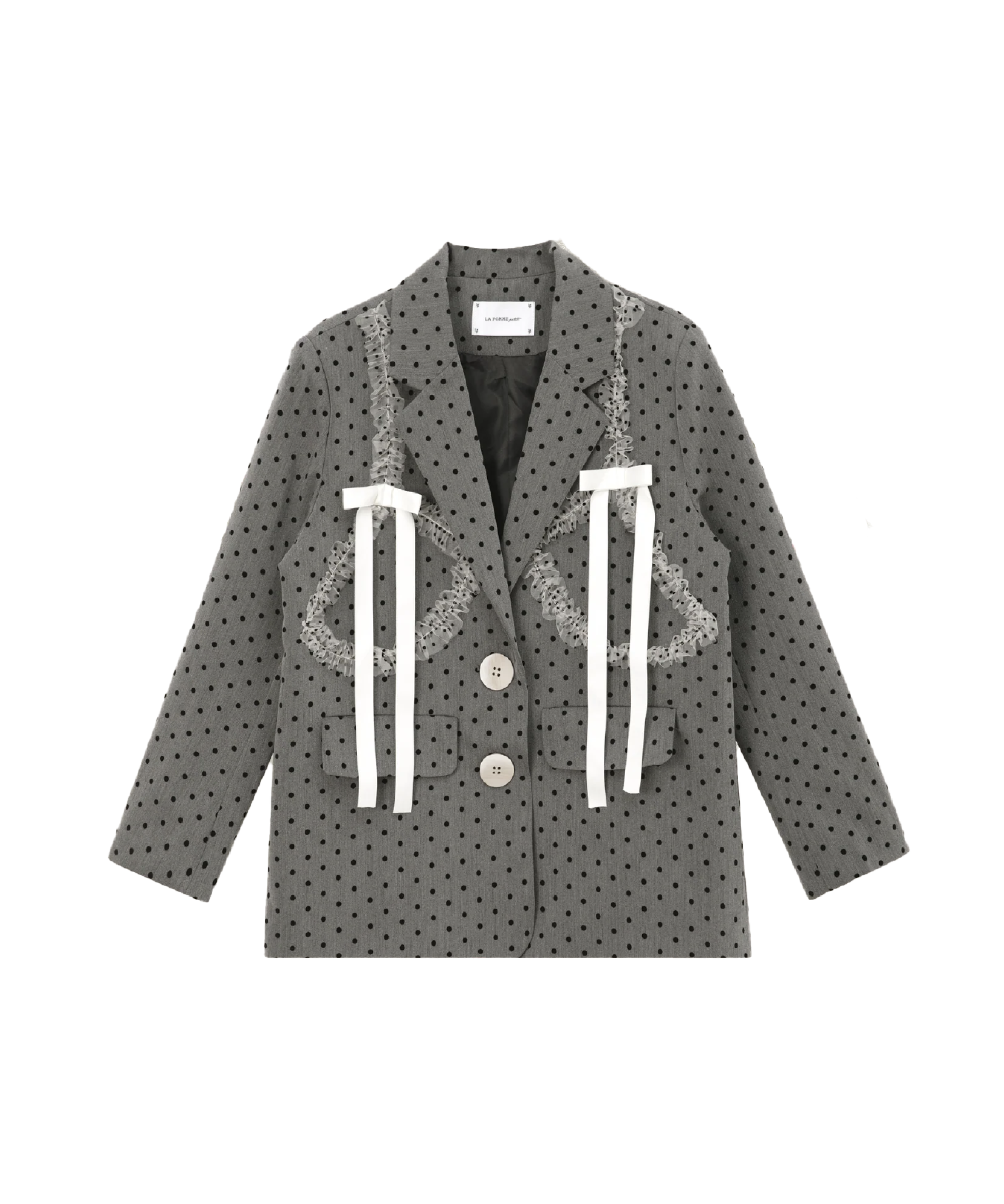 ・予約商品・Dots Lace Ribbon Jacket