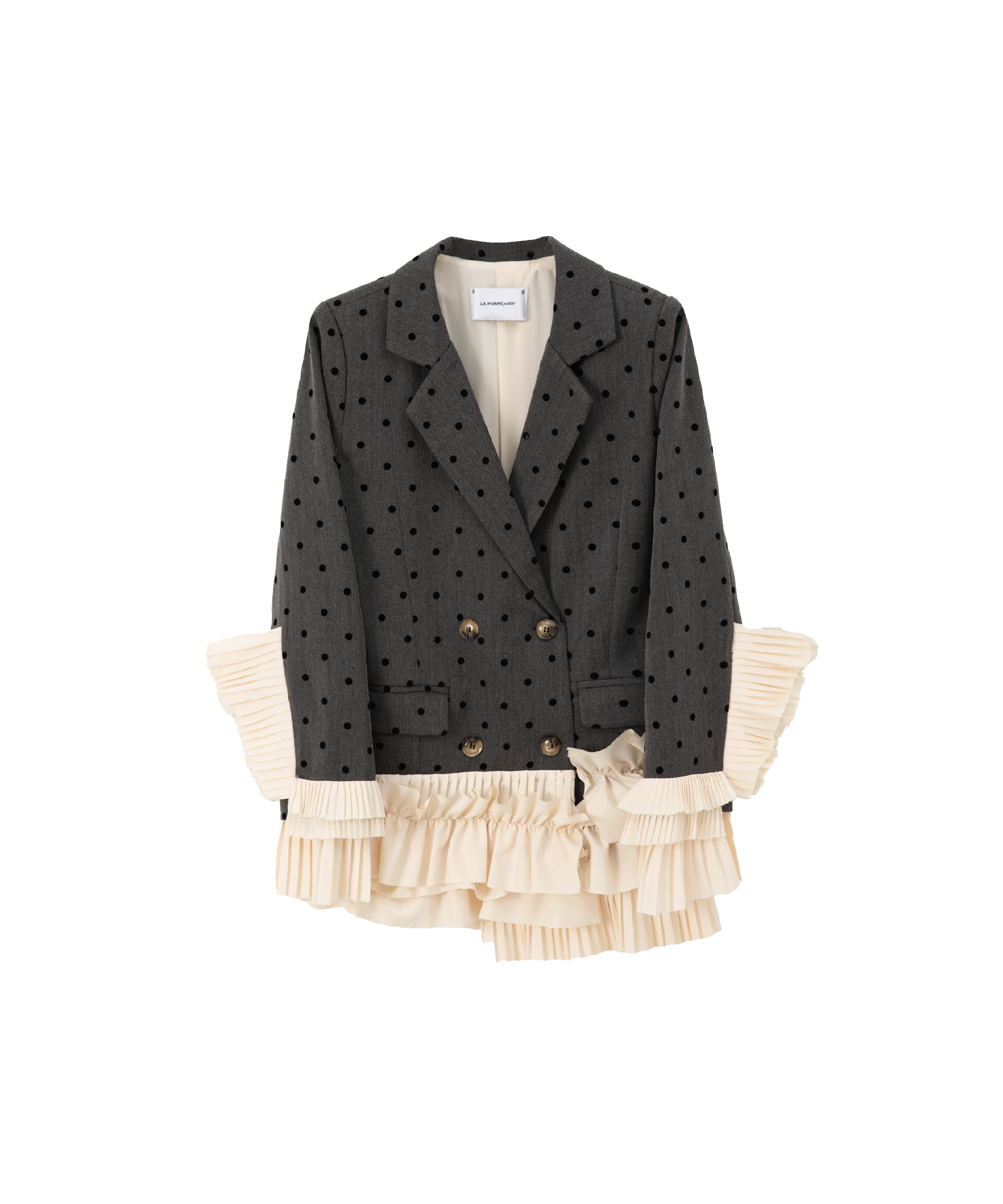 予約商品・Dots Princess Frill Jacket – P L U M STORE