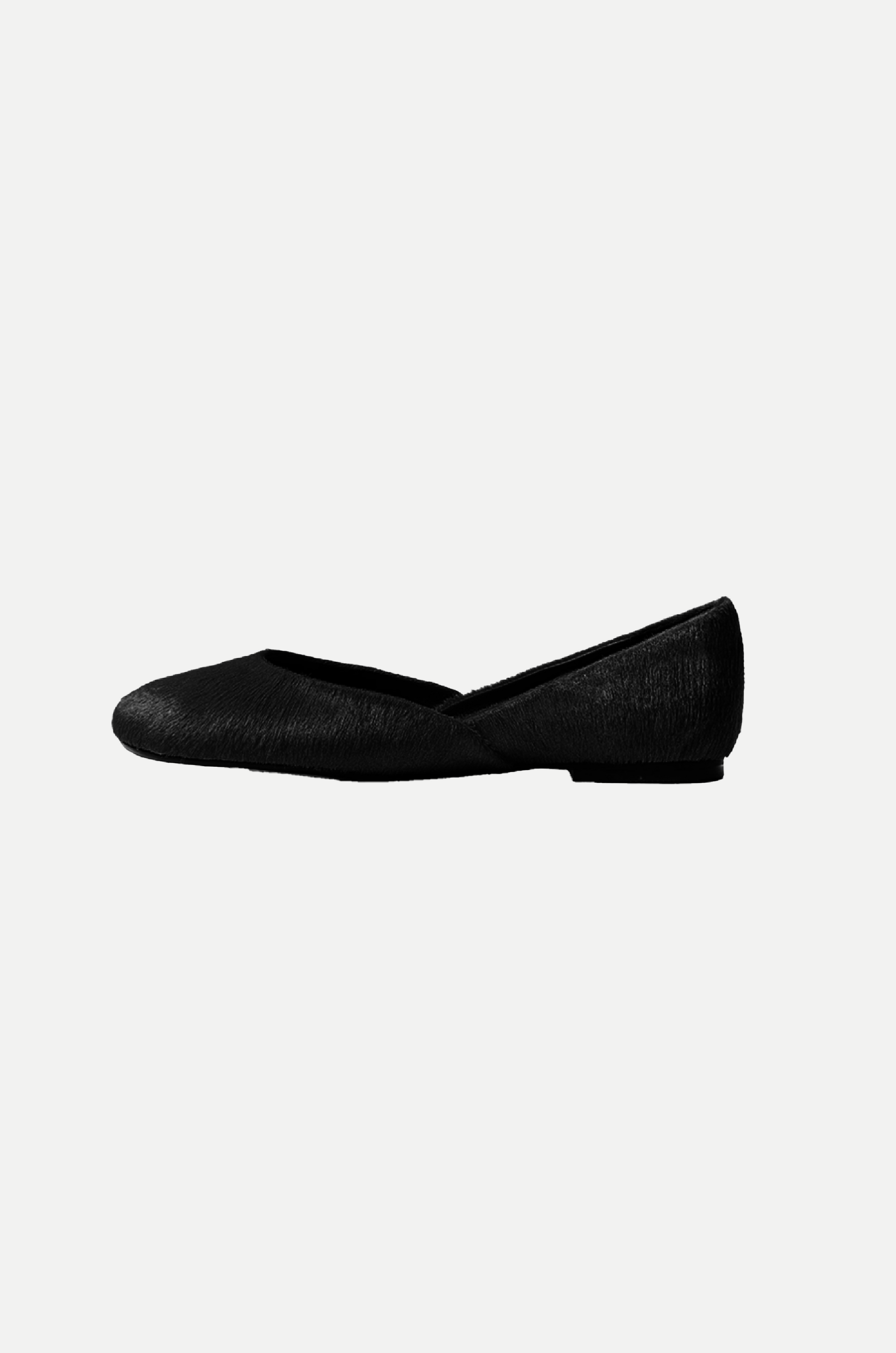 Tactile Noir Flats