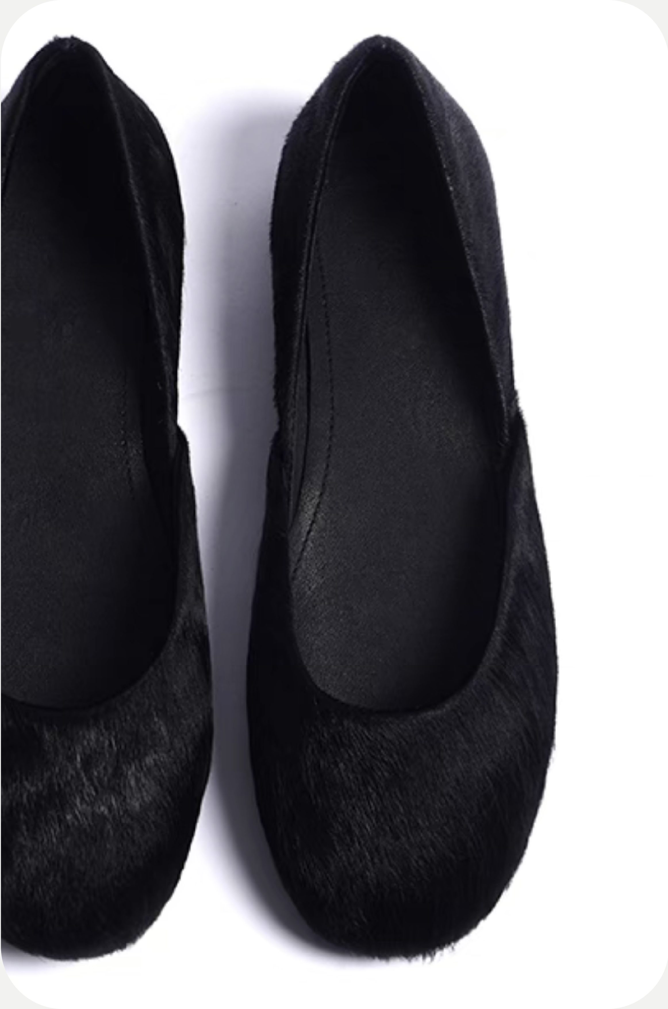Tactile Noir Flats.