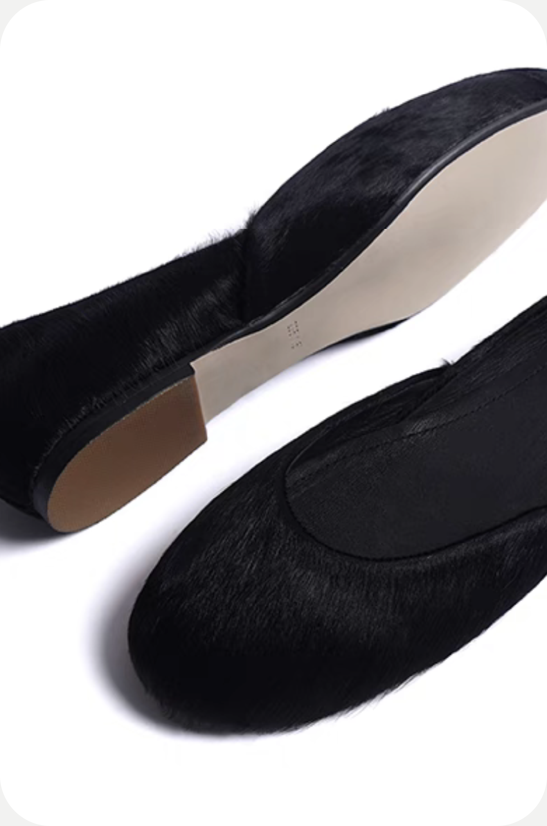 Tactile Noir Flats.