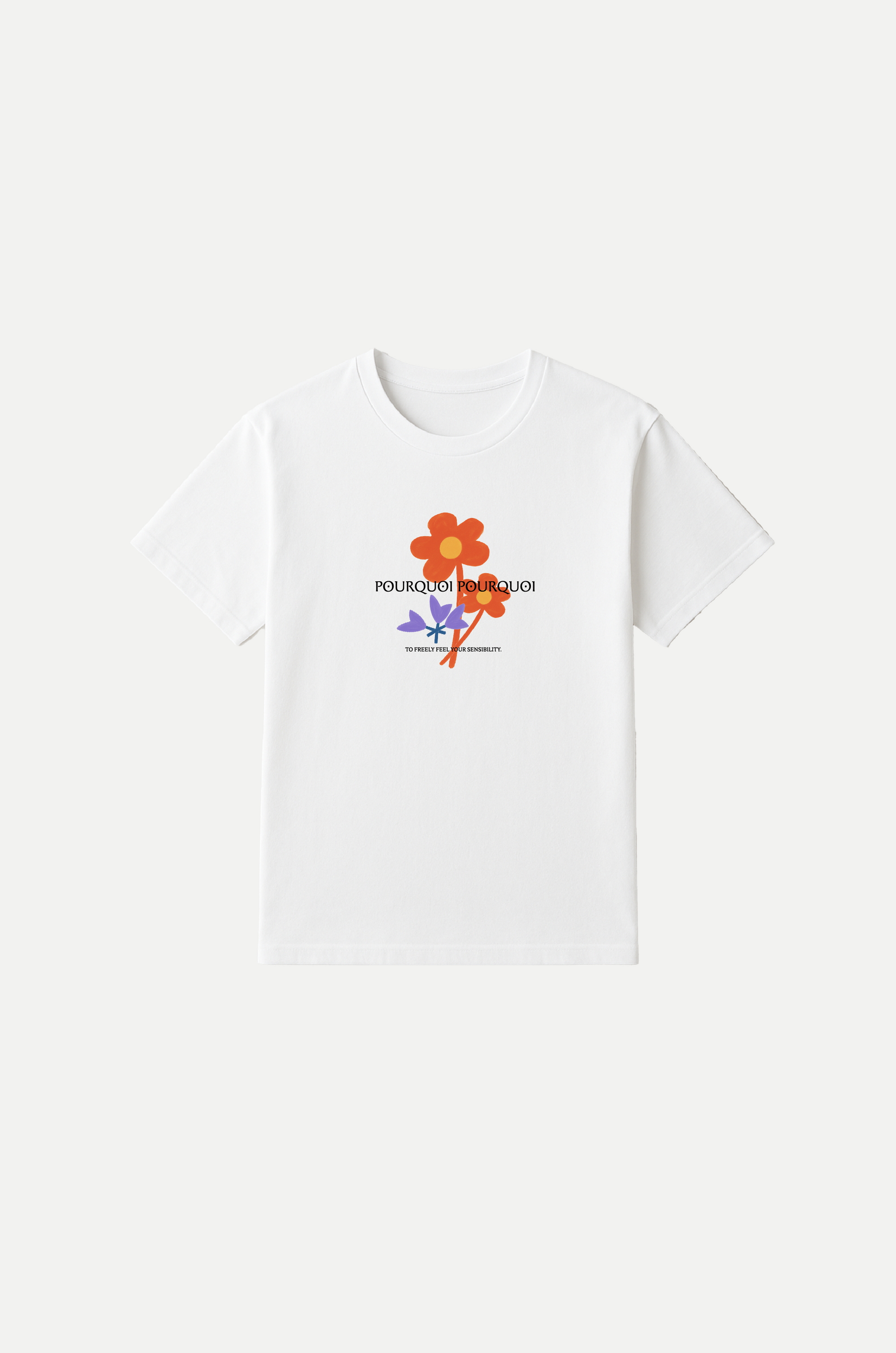 Art Painting Flower Tee