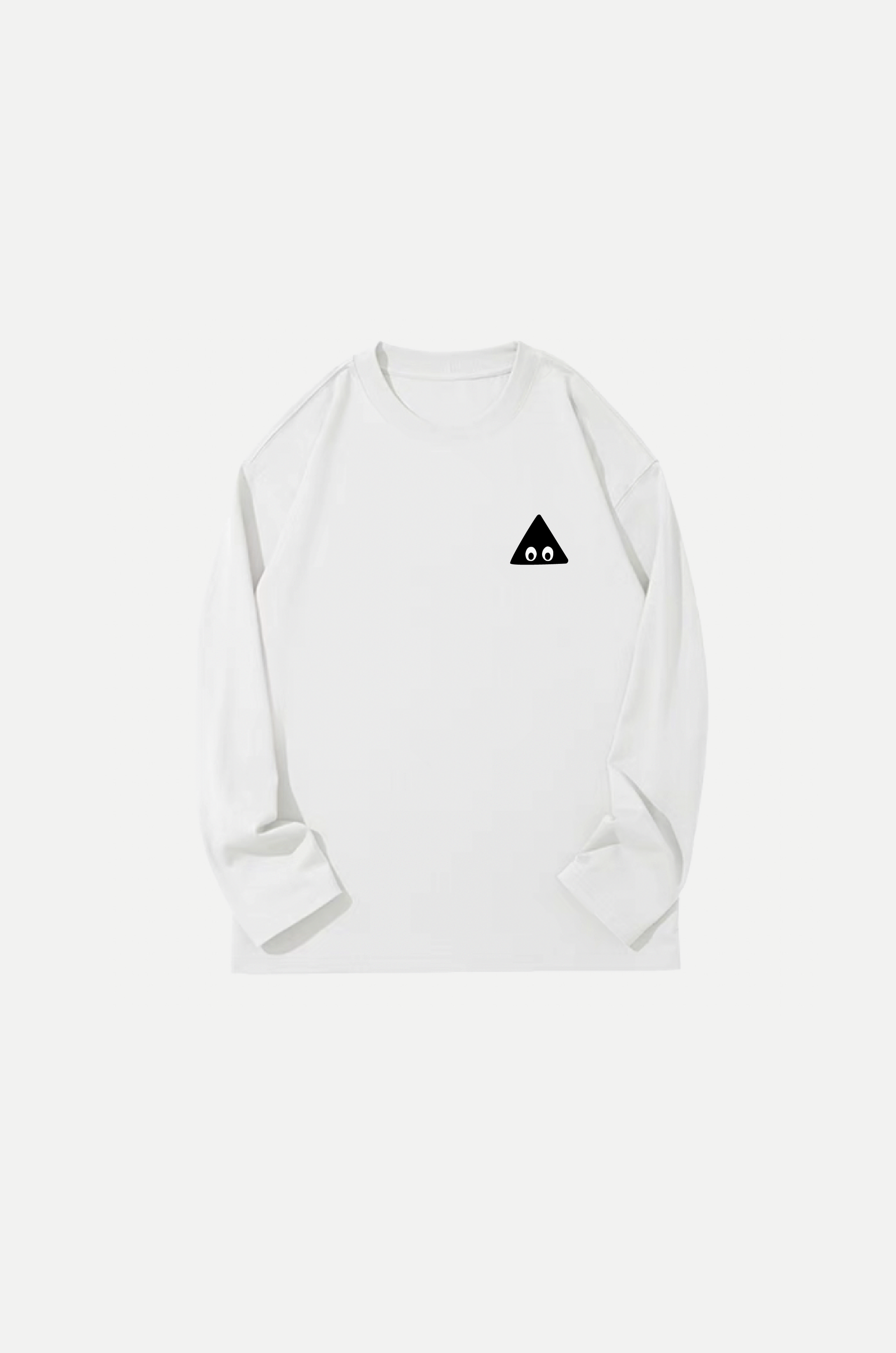 Rice Ball Motif Monster Long Sleeves T