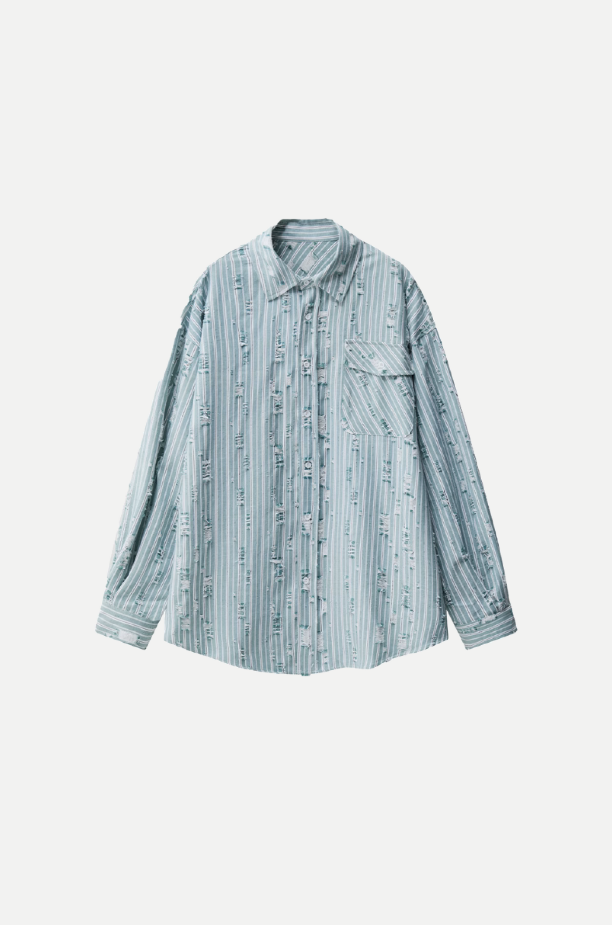 Distress Stripe Shirt