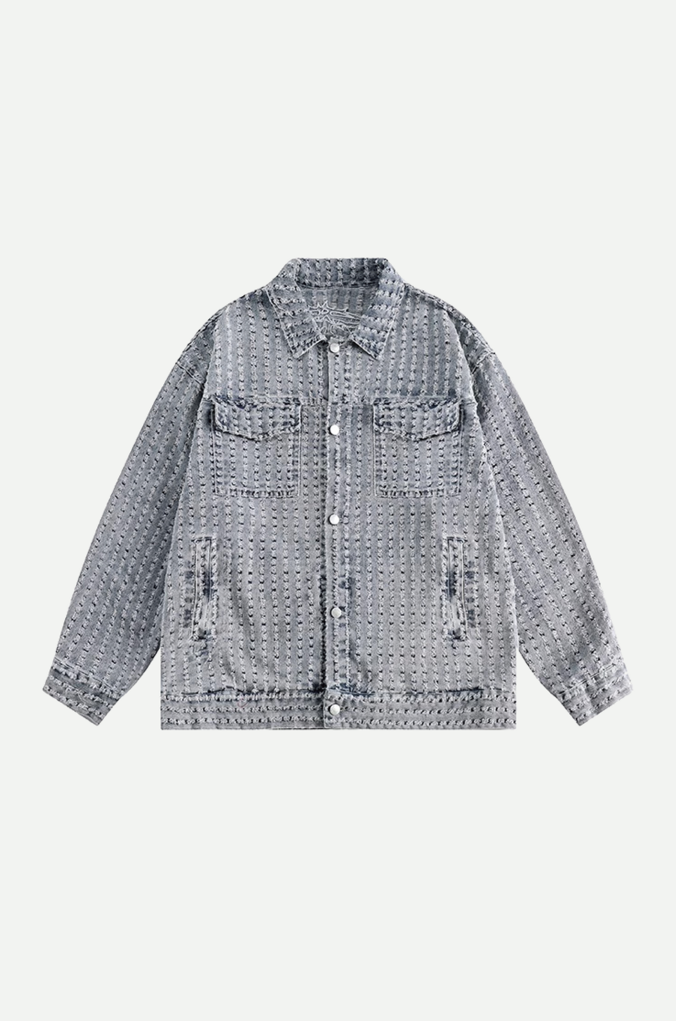 Detail Fringe Denim Jacket