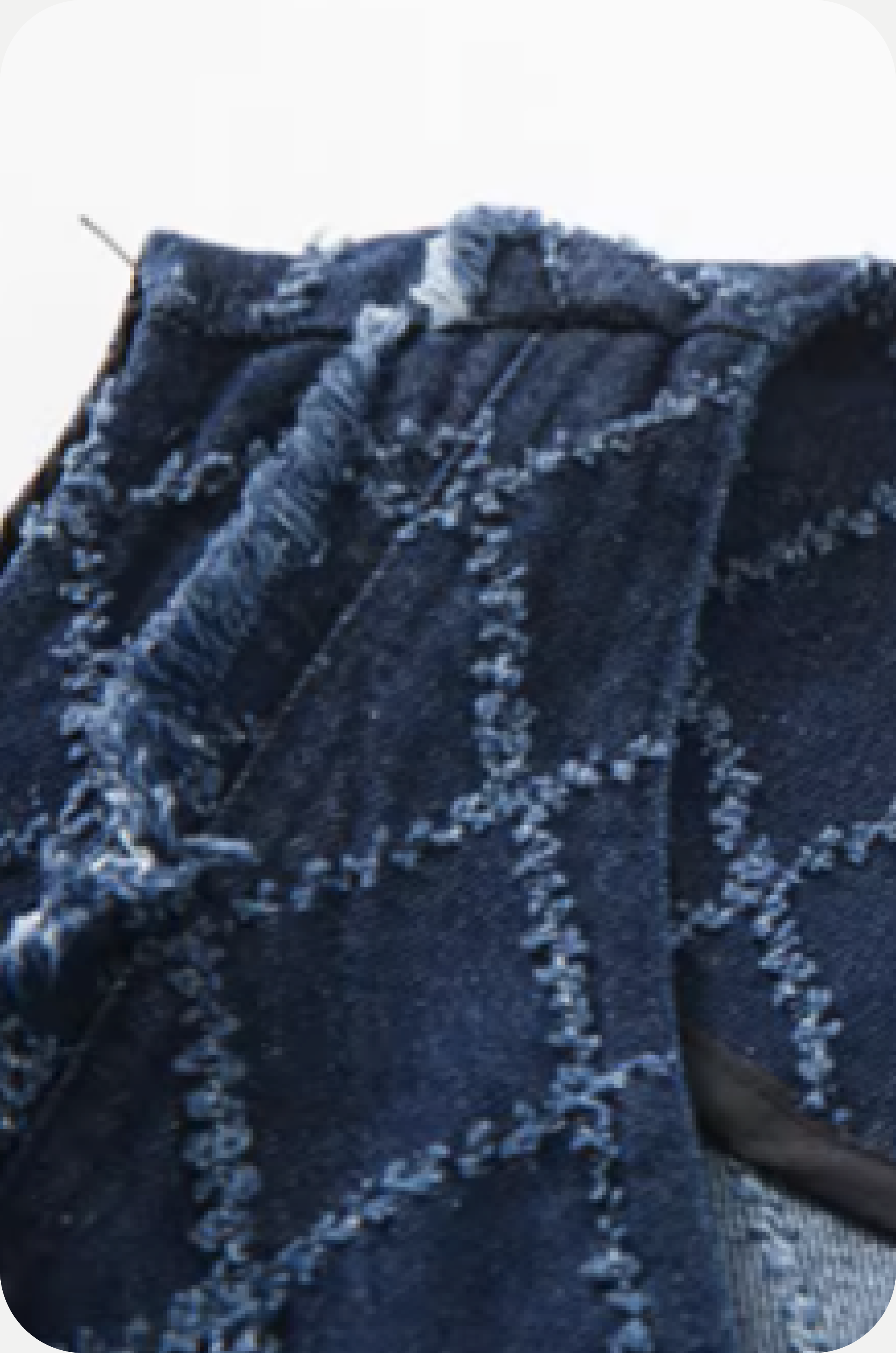 Diamond Grid Denim Vest Dress