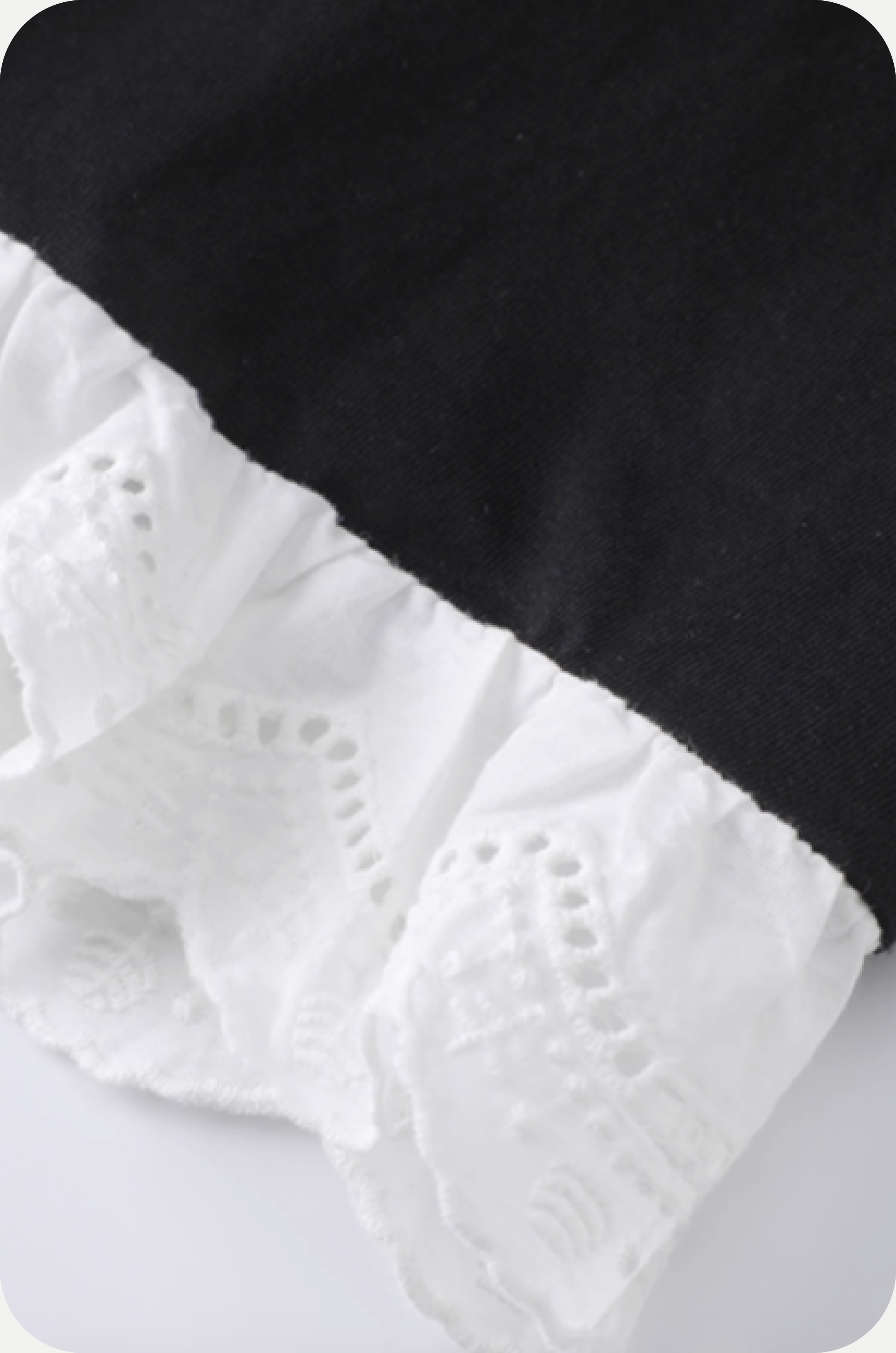 Stripe Docking Lace T