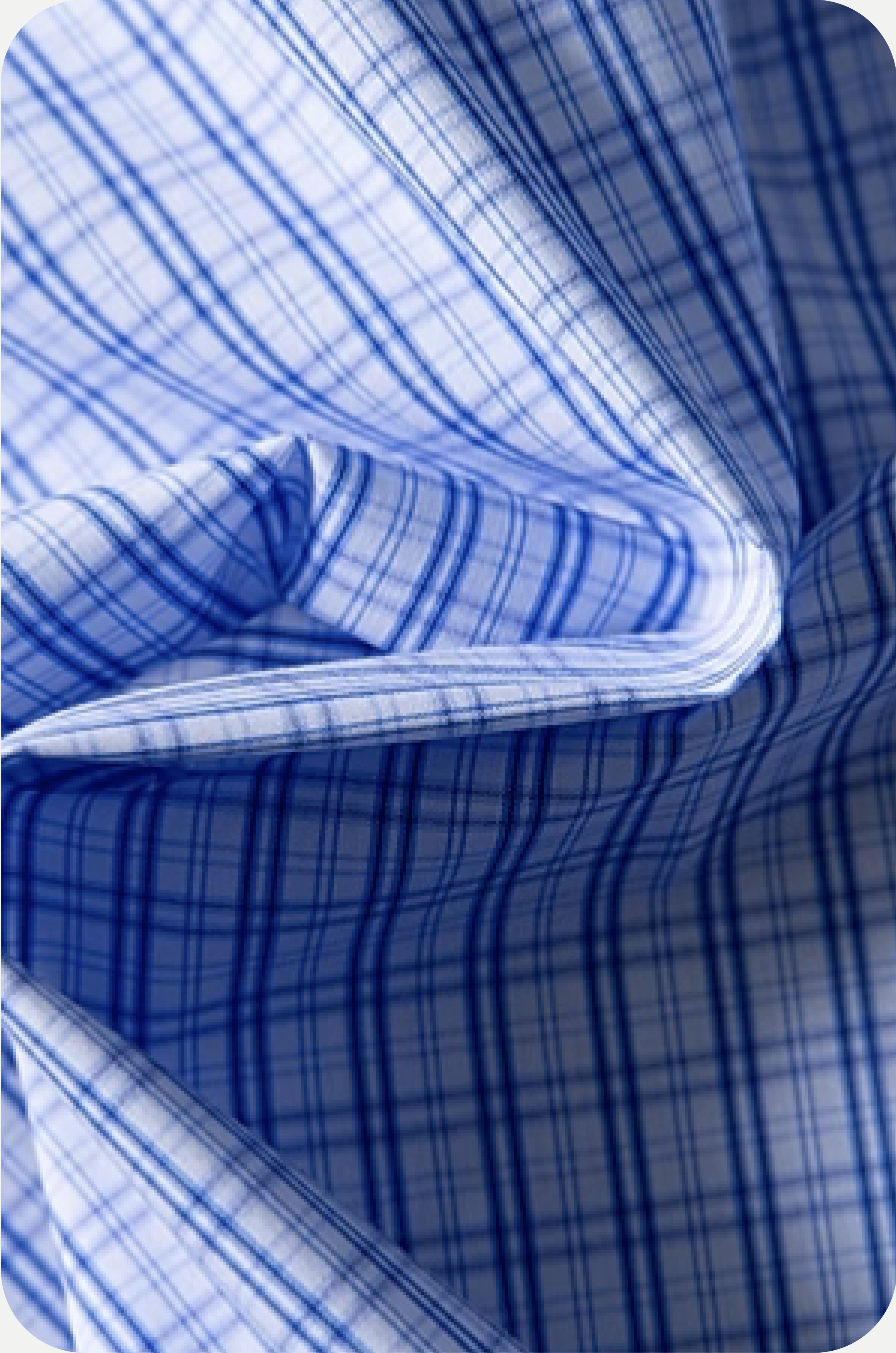 Blue Motif Sleeve Docking Shirt