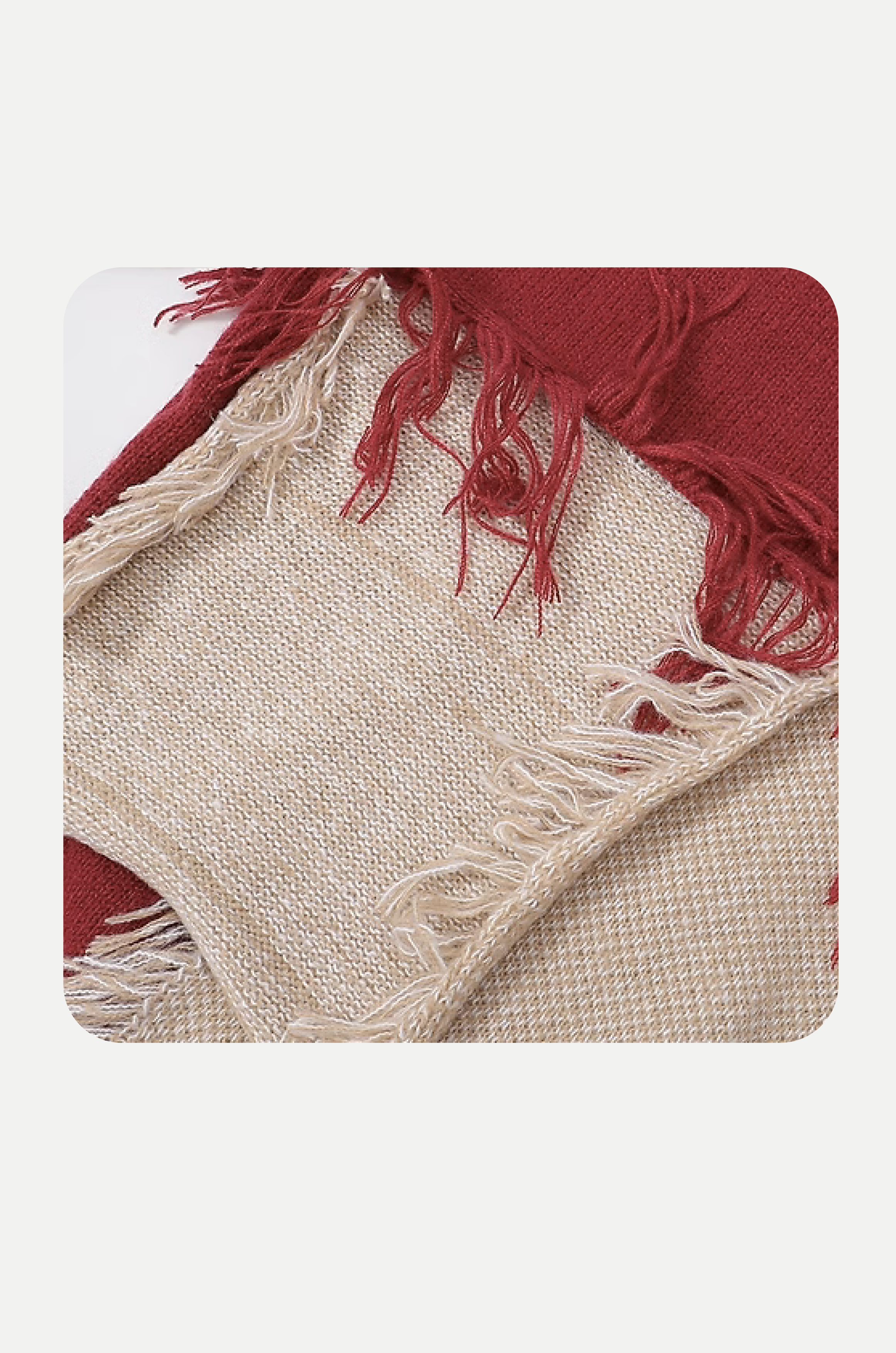 Stitching Fringe Knit