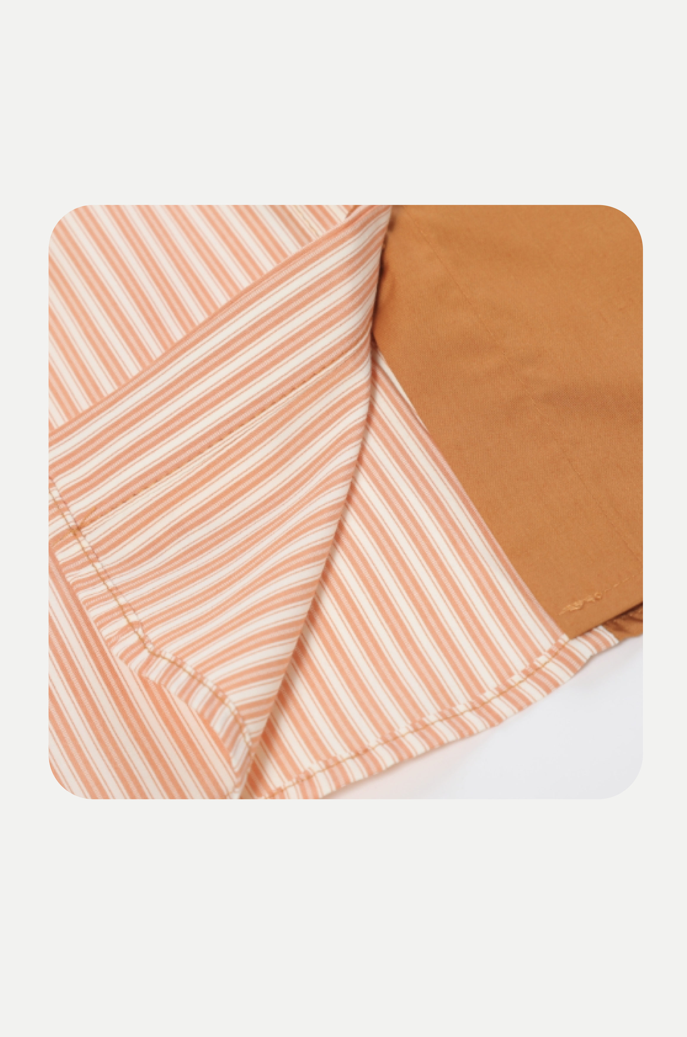 Wave Design Orange Motif Shirt