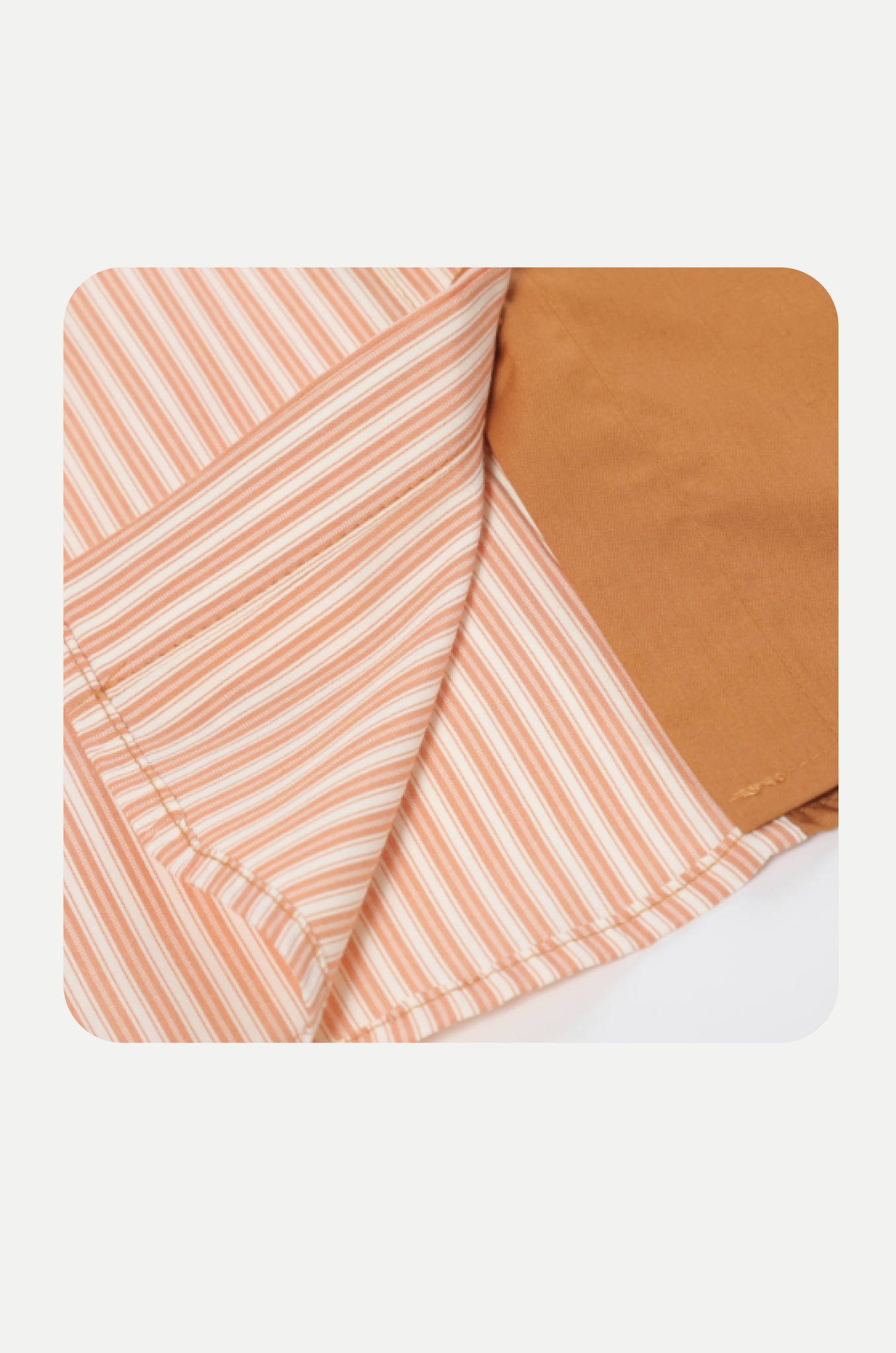 Wave Design Orange Motif Shirt
