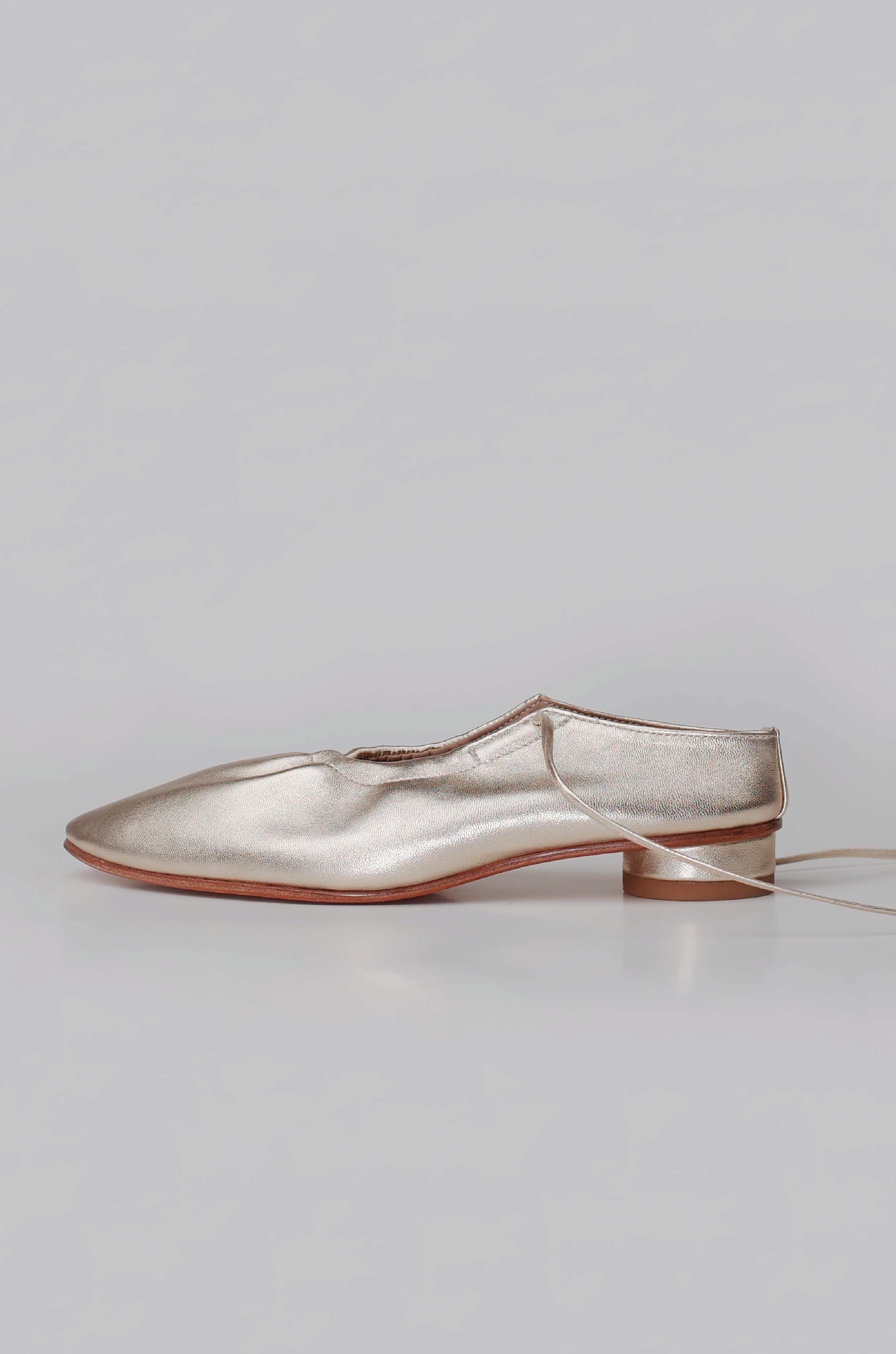 ・ Reserved items ・ Craftsman Made Leather 100% Ballet Shoes (Gold Leaf)