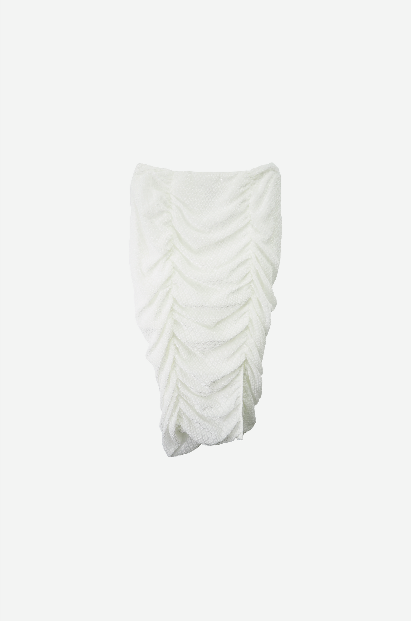 Gather Tight Skirt WHT