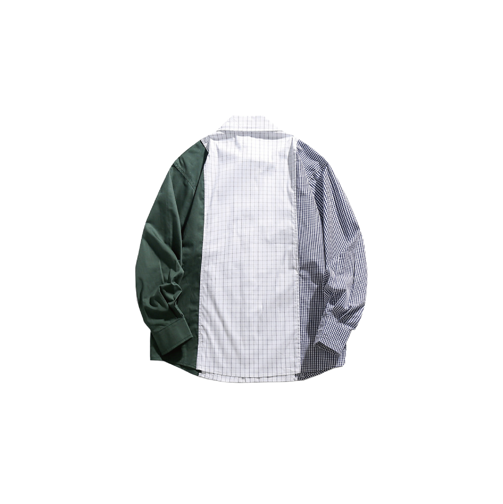Check Patch Block Shirt