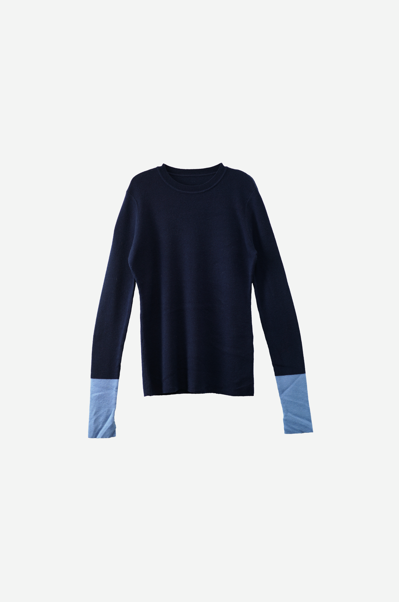 Bi Color Sleeve Knit