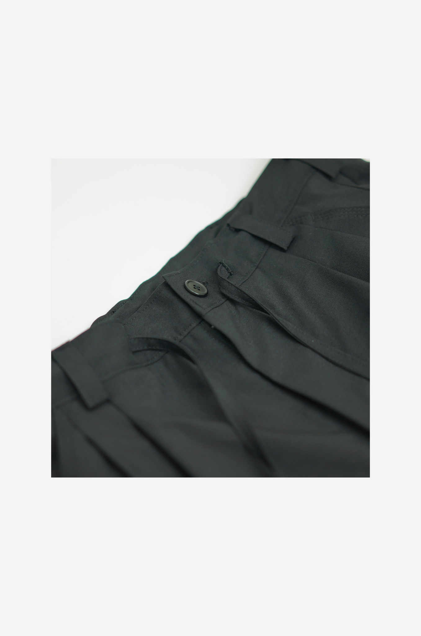 Dual wide pants “Black”