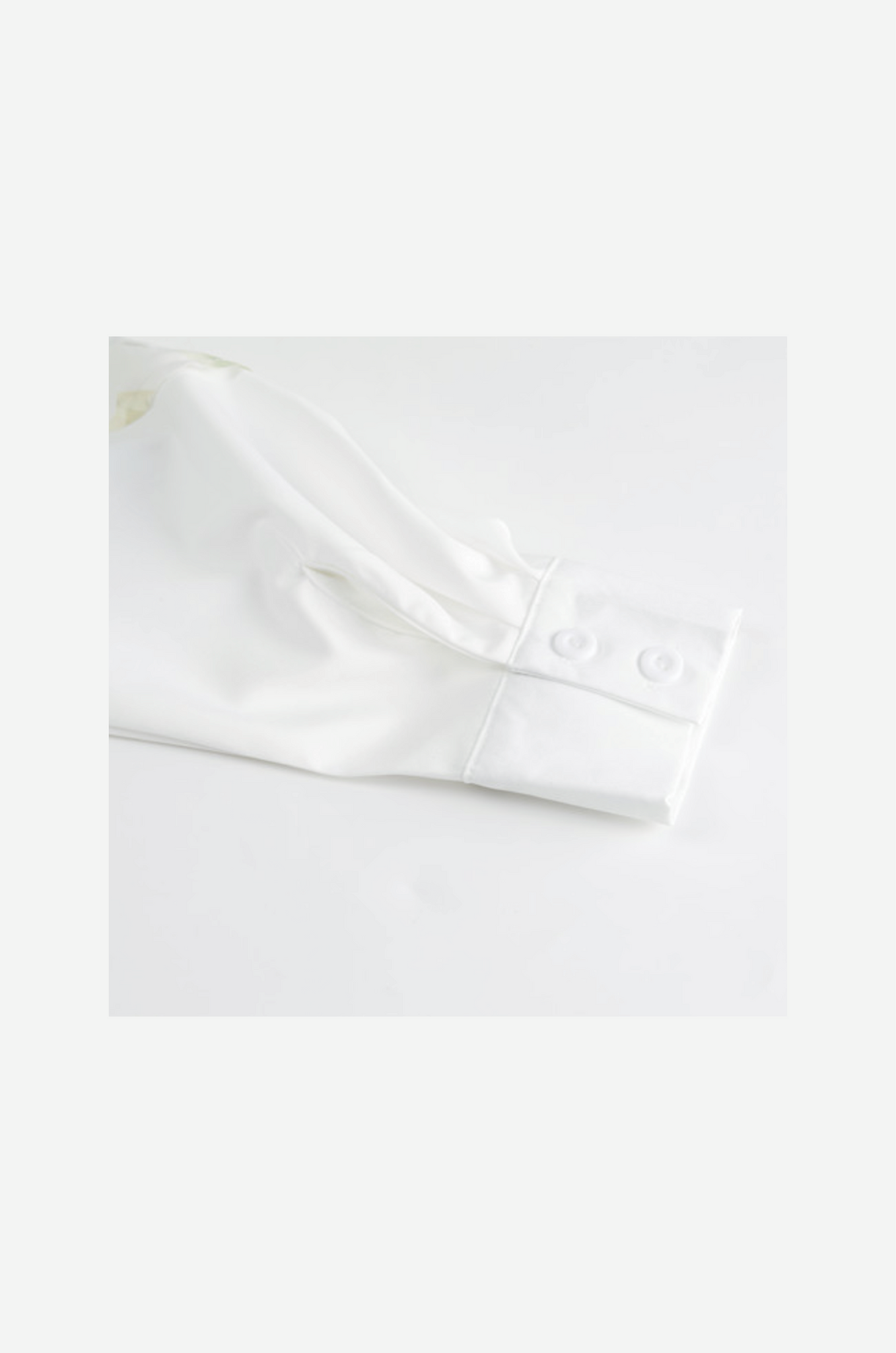Taped Loose White Shirt