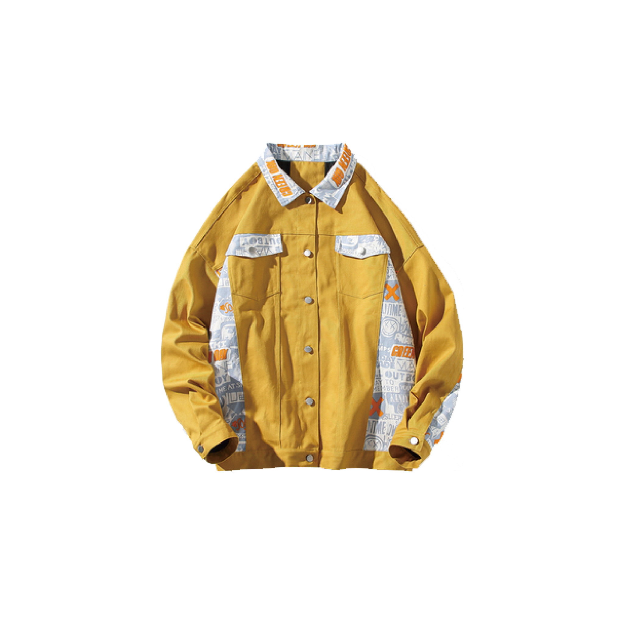 Letter Stitching Denim Jacket